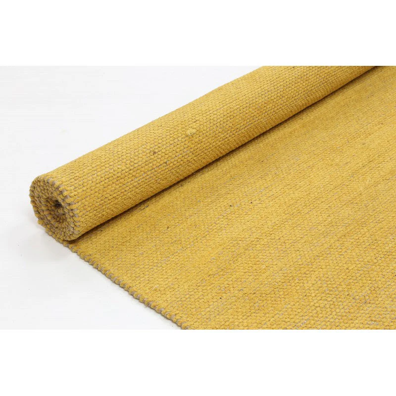 Pemba Cotton Chenille in Mustard Rug - Image 4