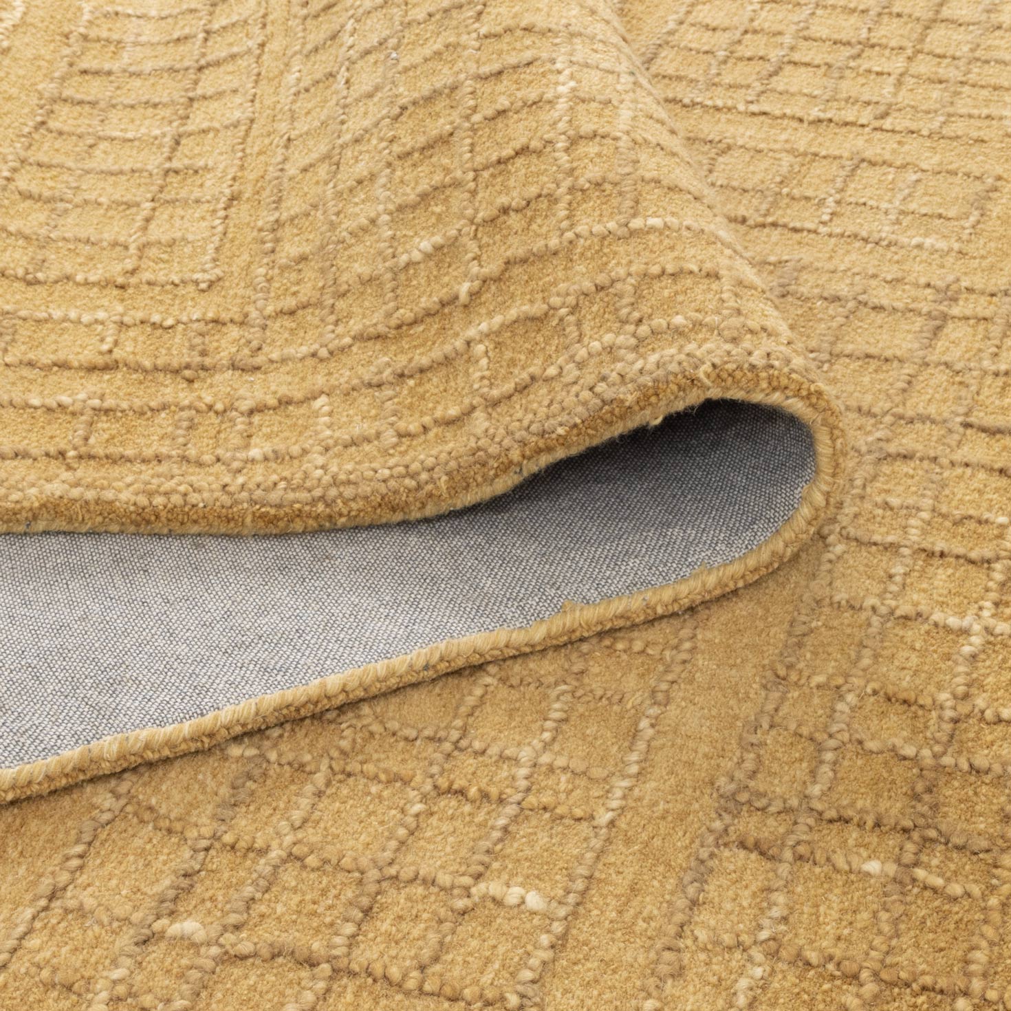 Abasco Citron Knitted Wool Rug - Image 6