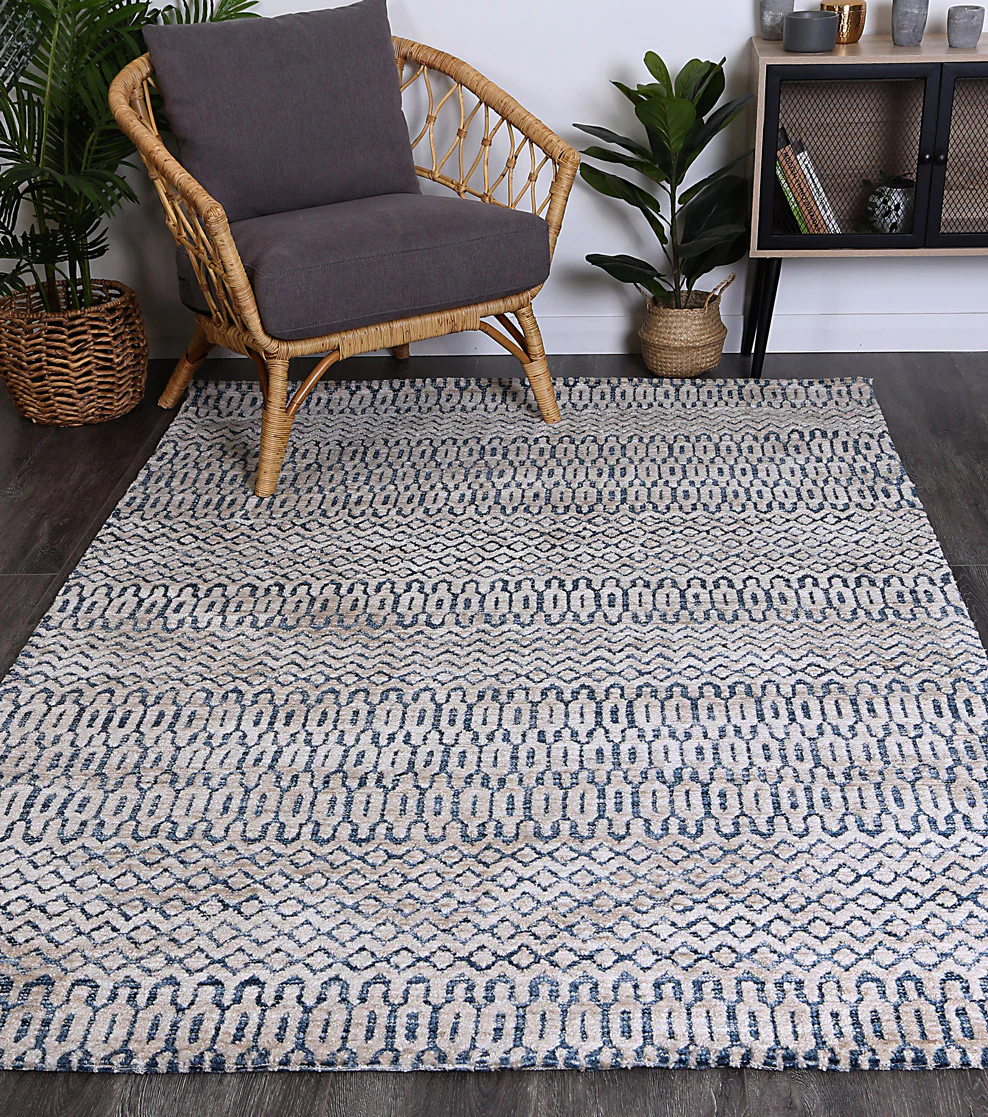 Alayah Camphils Geometric Navy Rug - Image 2