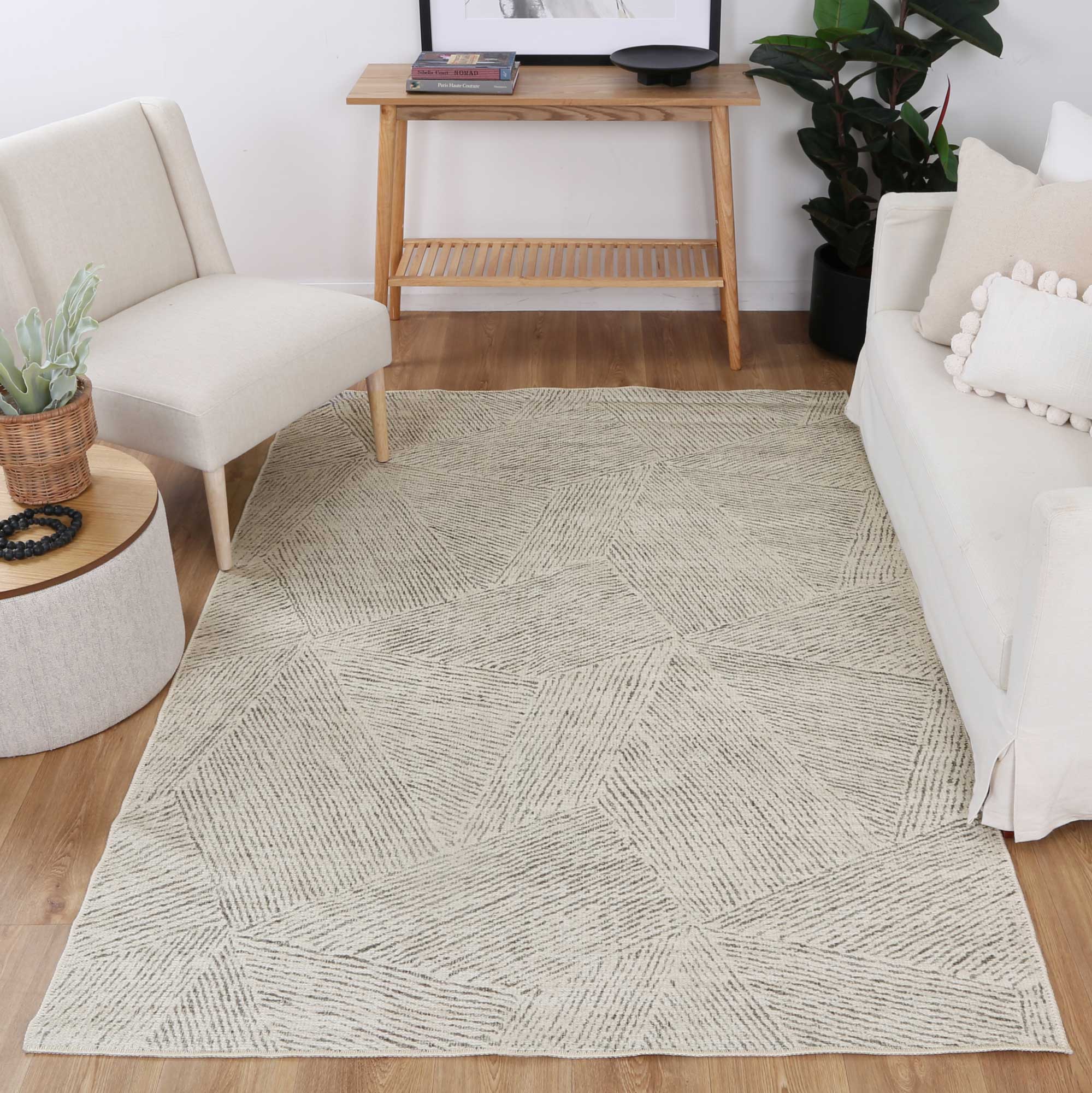 Alpine Monochrome Washable Rug - VITAL 0167-00 - Image 9