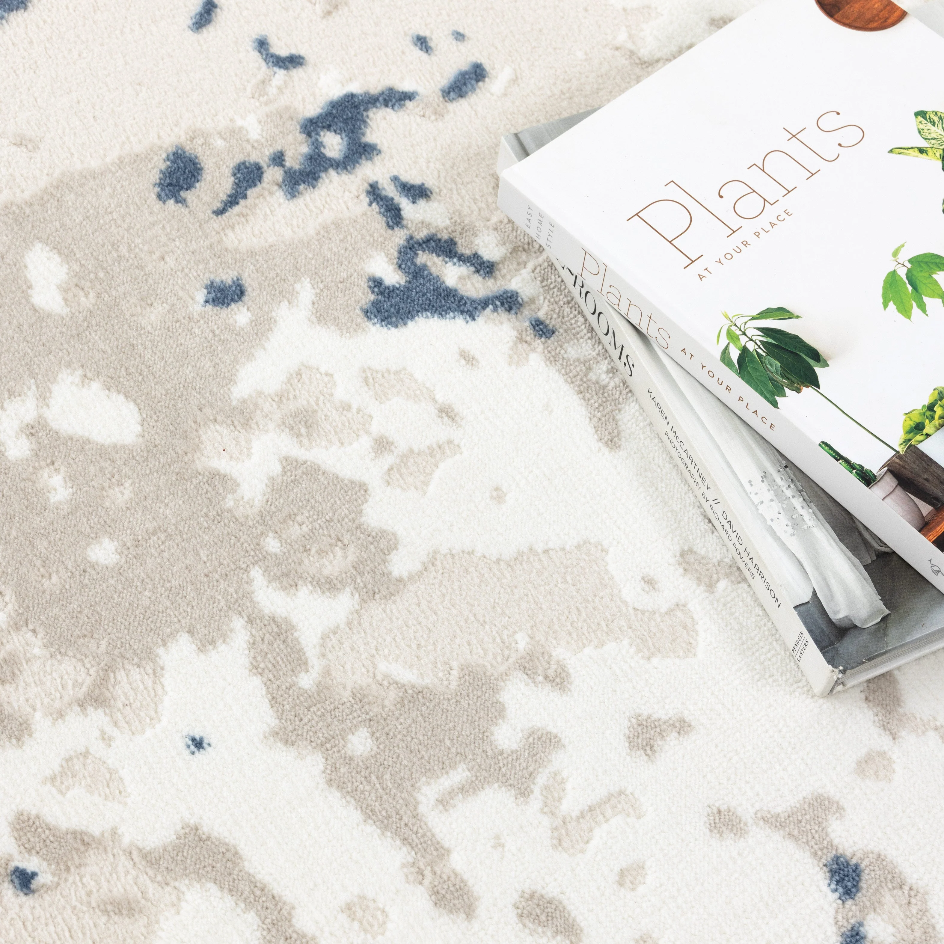 Amalfi Abstract Splash Blue Multi Rug - Image 5