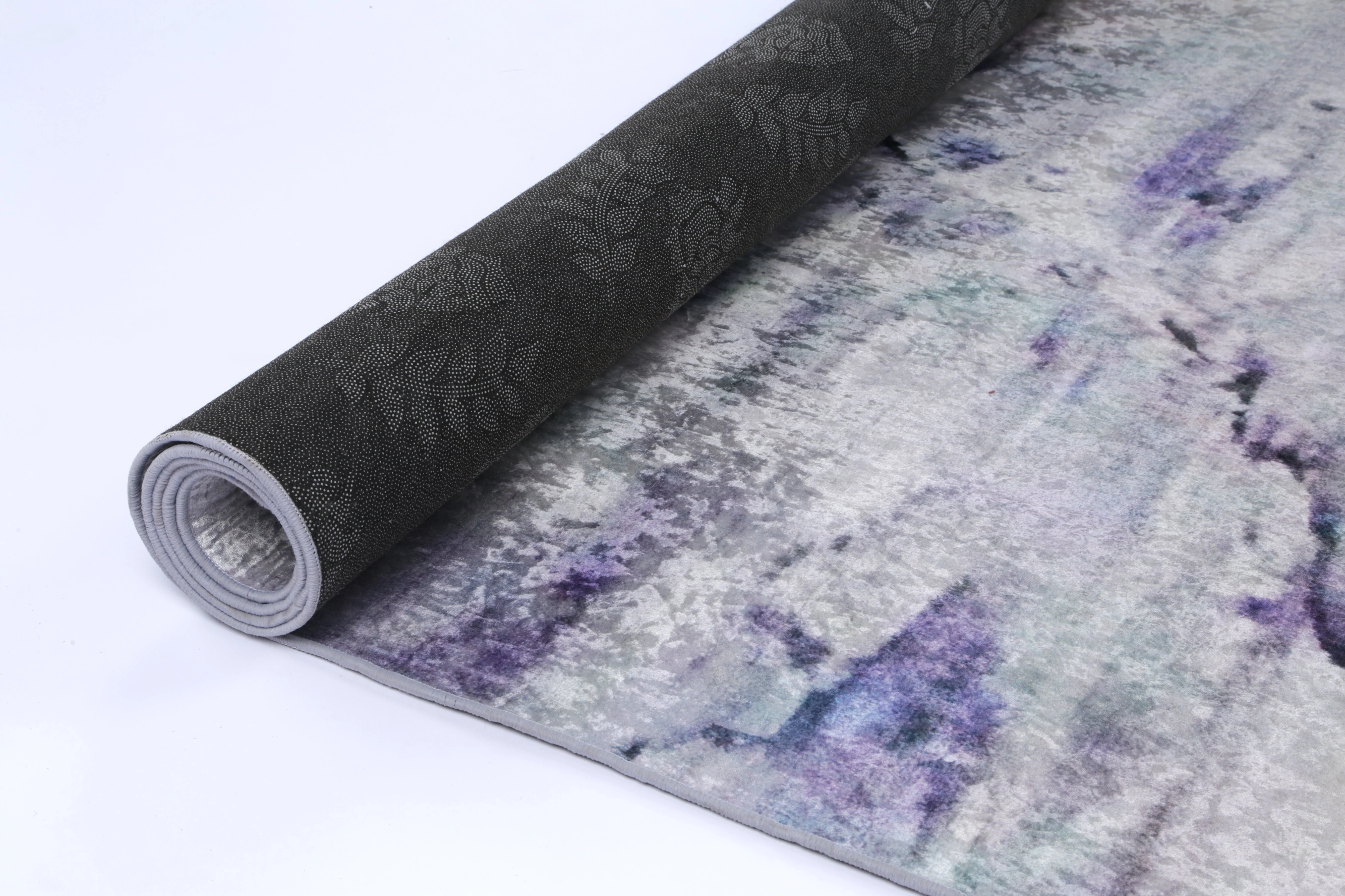 Angelic Multi Watercolour Pastel Non-Slip Rug - Image 4