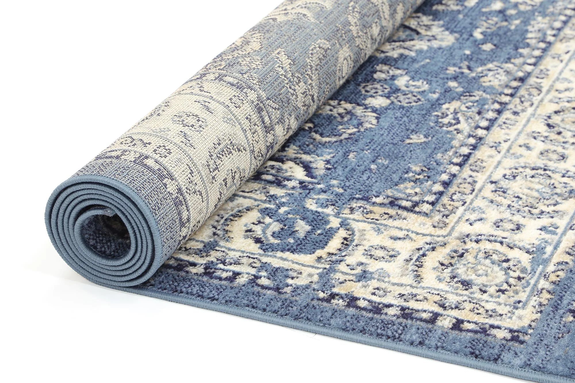Arya Ziegler Distressed Navy Rug - Image 5
