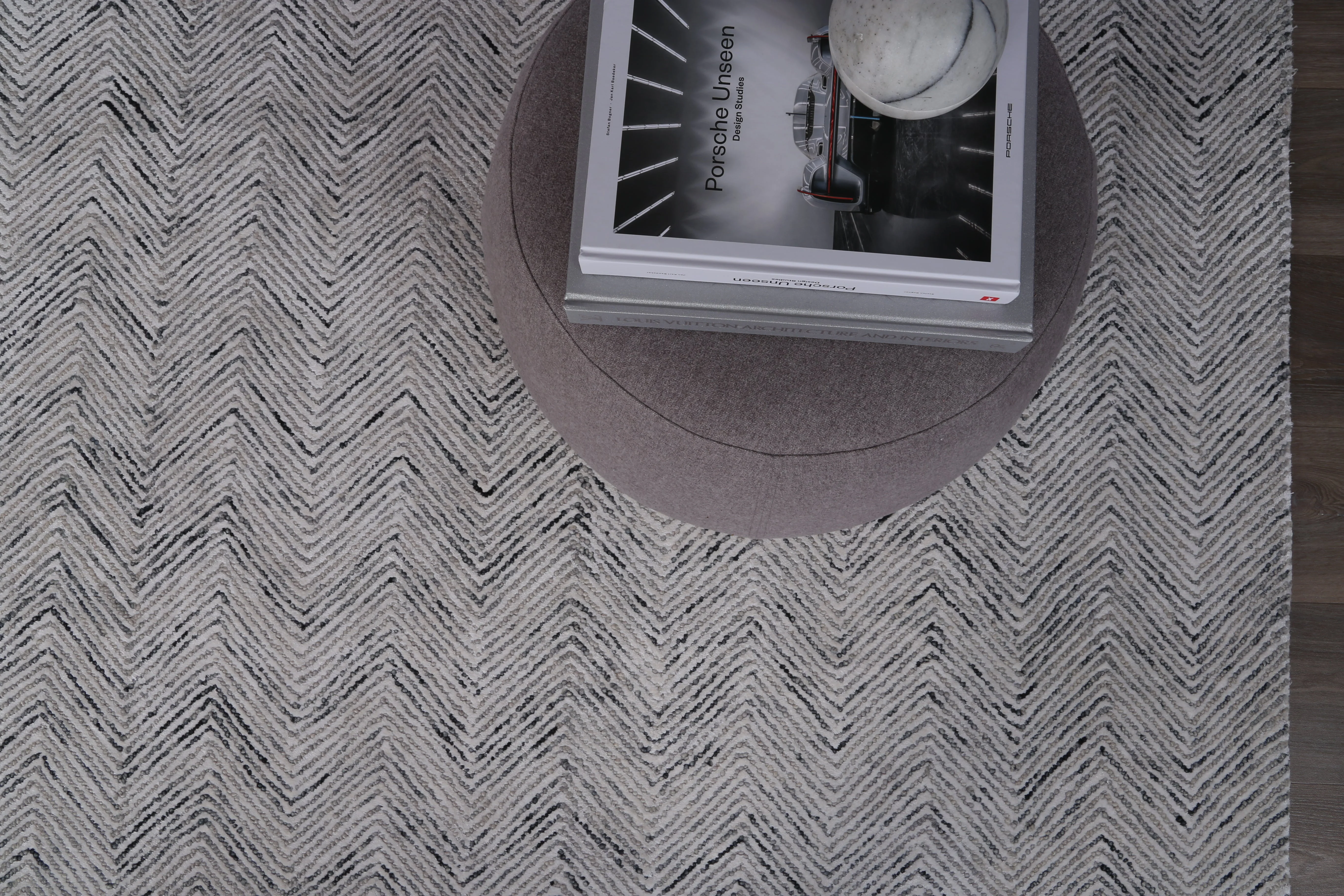 Astrid Unique Herringbone in Grey Rug - Image 6
