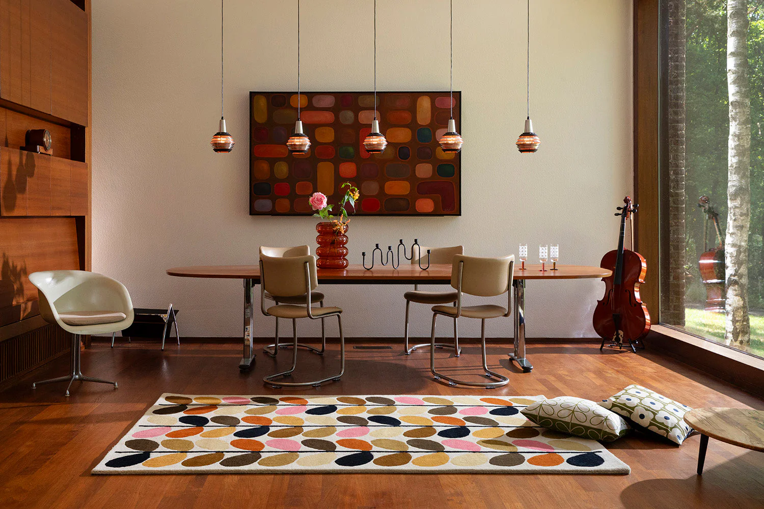Orla Kiely Multi Stem Autumn 059503 Rug - Image 2