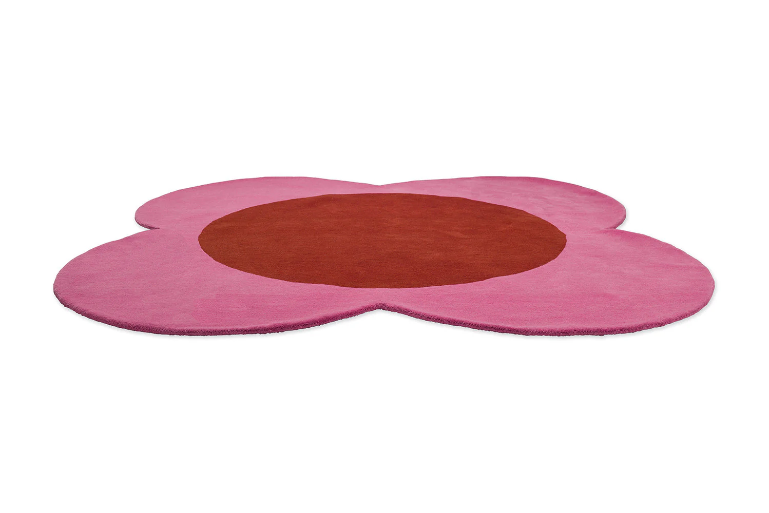 Orla Kiely Flower Spot Pink/Red 158400 Rug - Image 3