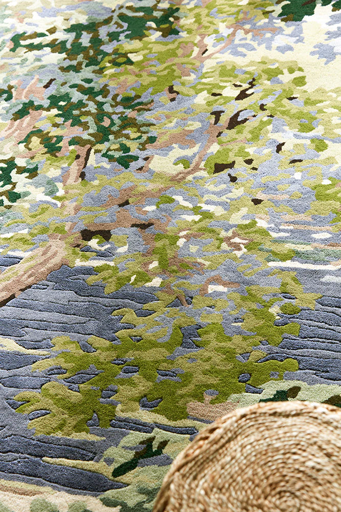 Sanderson Ancient Canopy Forest Green 146708 Rug - Image 5