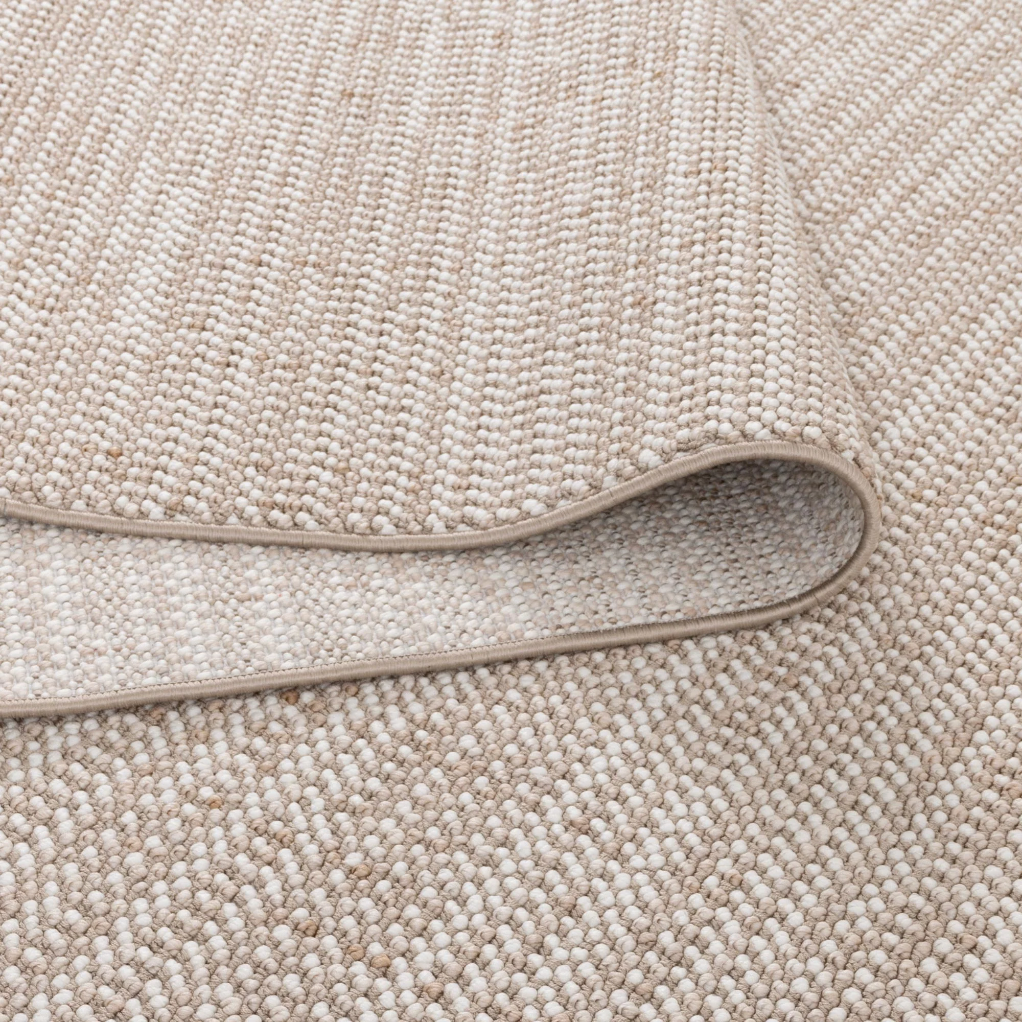 Berno Ivory Beige Loop Rug - Image 4