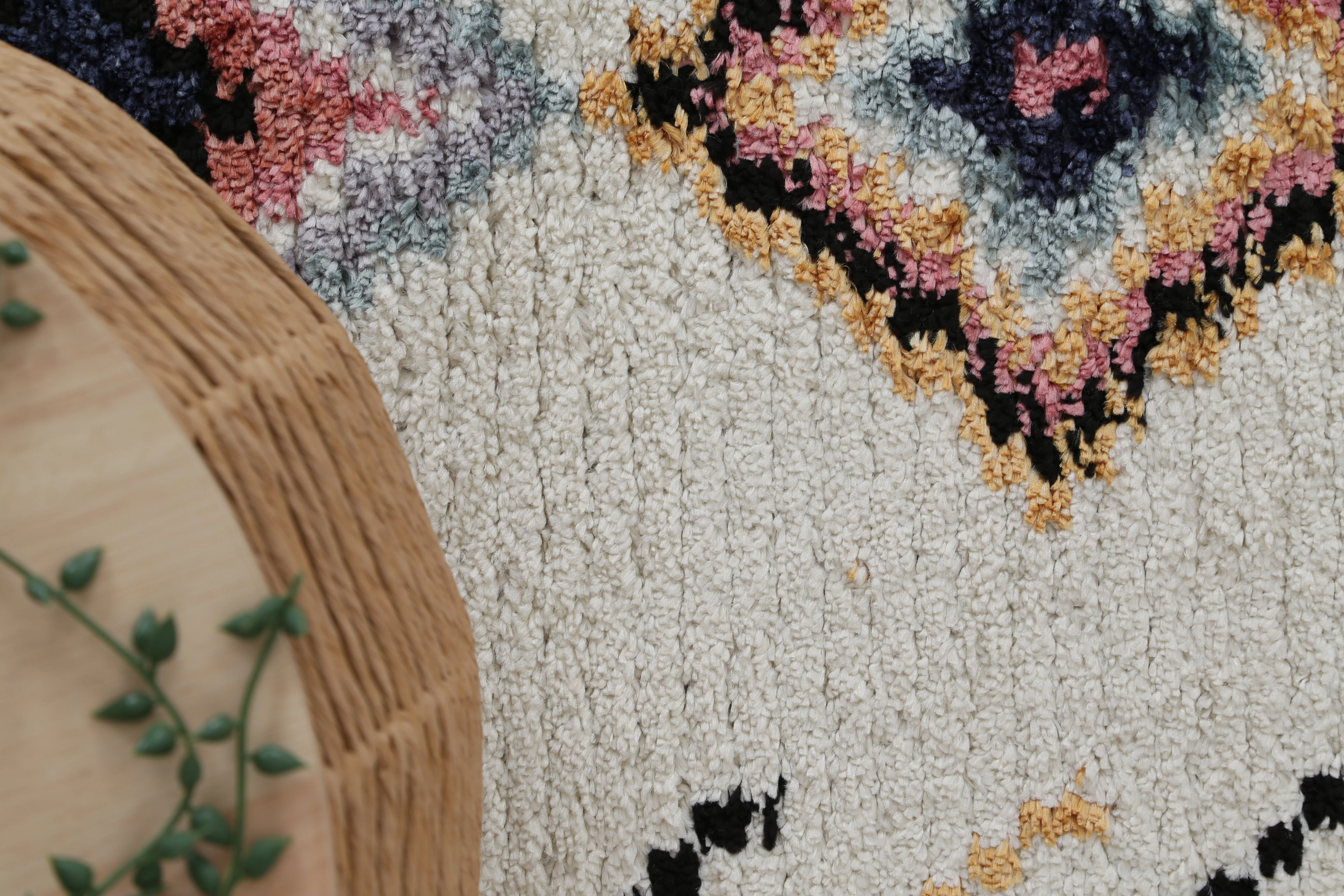 Boho Moroccan Tribal Ash Rug - Image 3