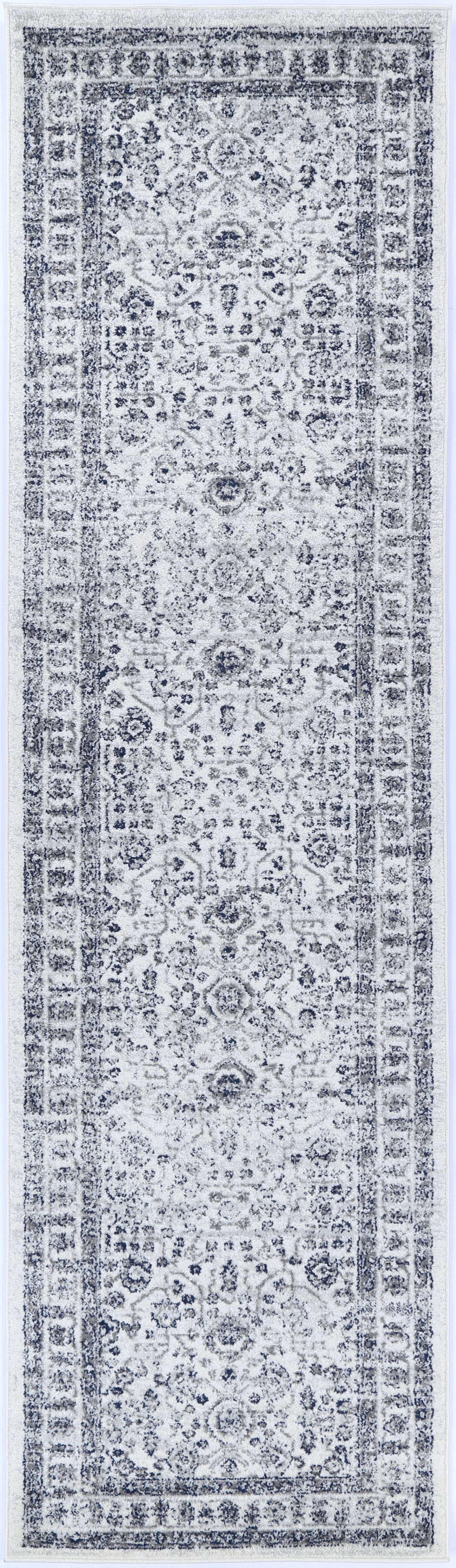 Bonaparte Traditional Navy Cream Rug - Image 7