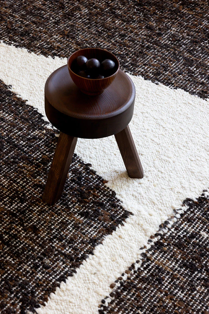 Brink & Campman Craft Fundament Chocolate/cream 149305 Rug - Image 3