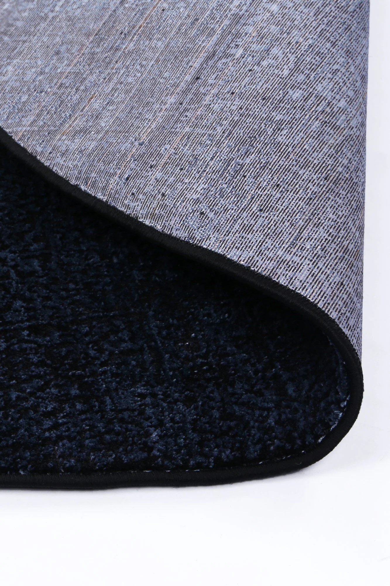 Brooklyn Distressed Oriental Blue Round Rug - Image 3