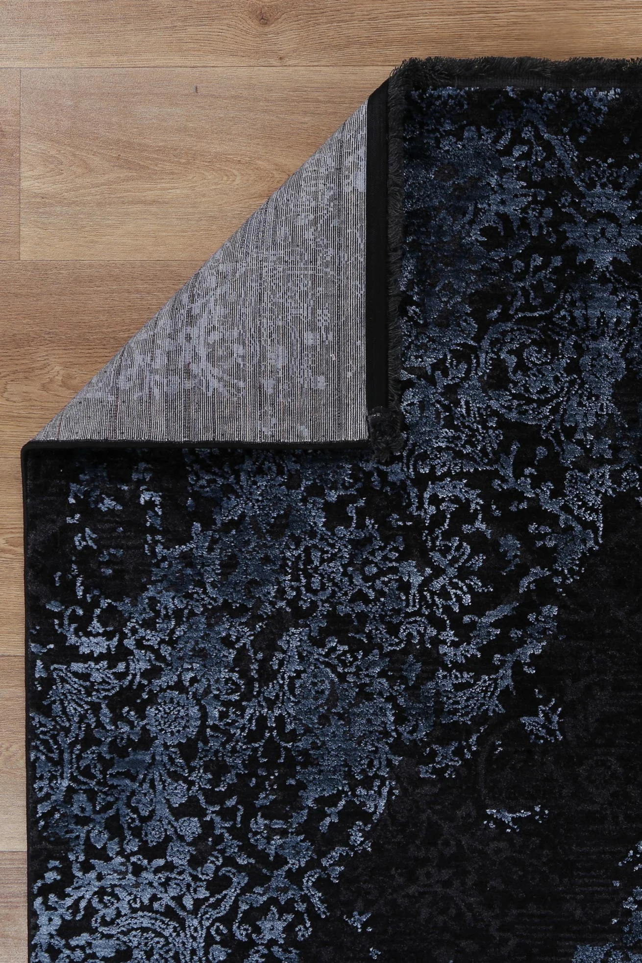 Brooklyn Distressed Medallion Blue Rug - Image 3