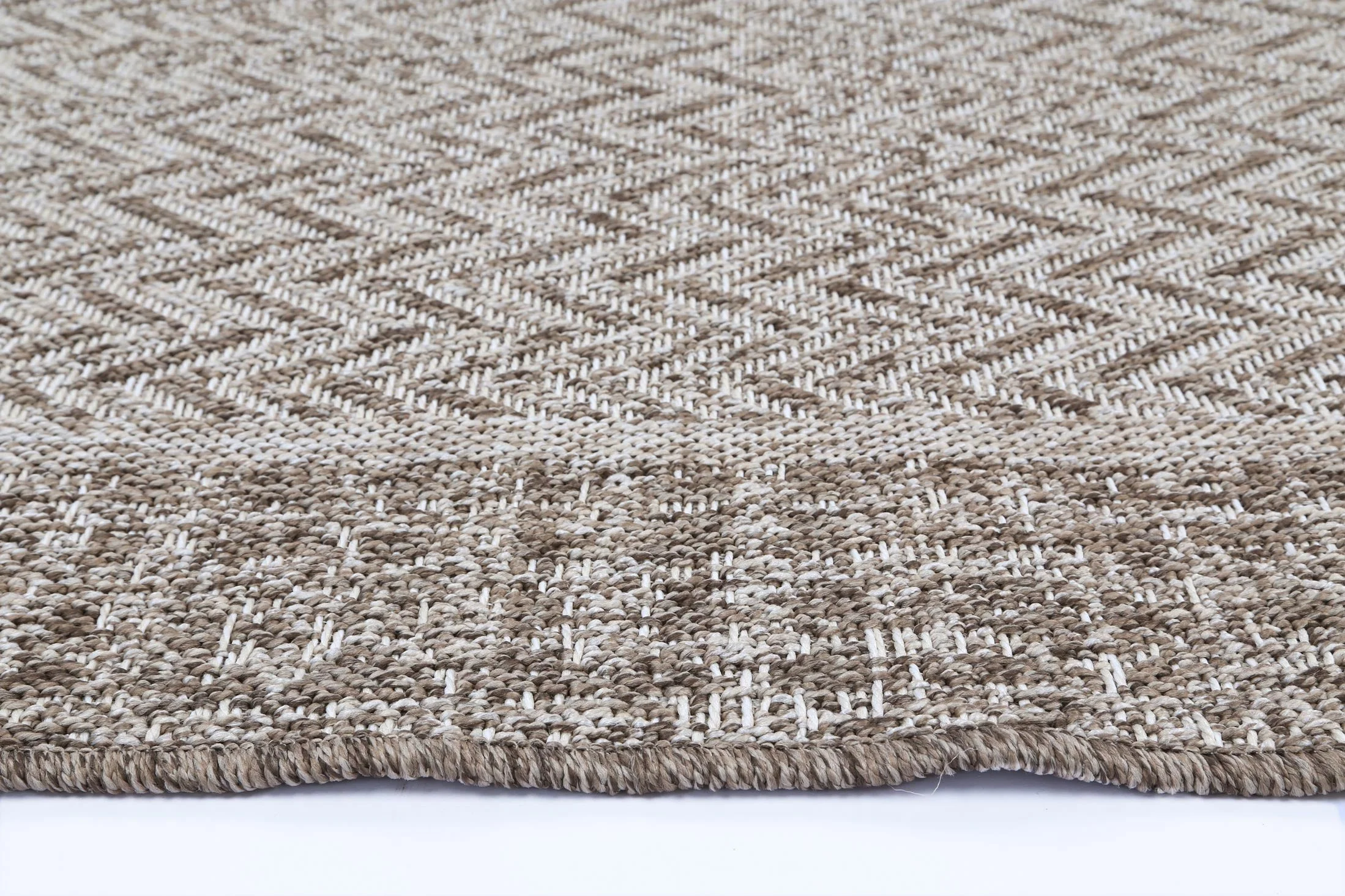 Capri Weiss Natural Boarder Rug - Image 4