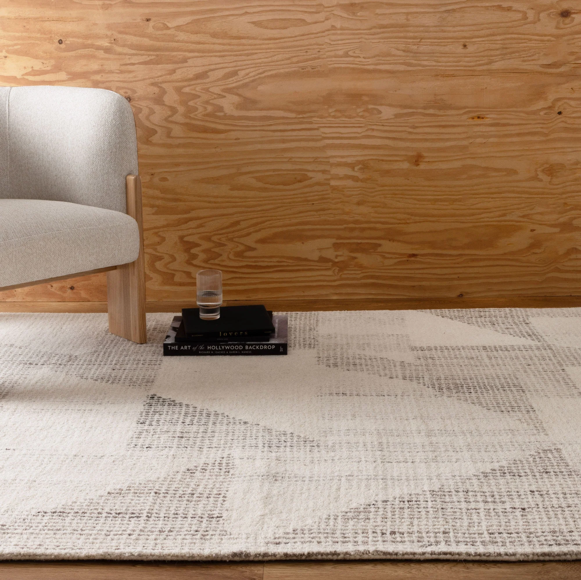 Cassian Flecks Beige Wool Rug - Image 4
