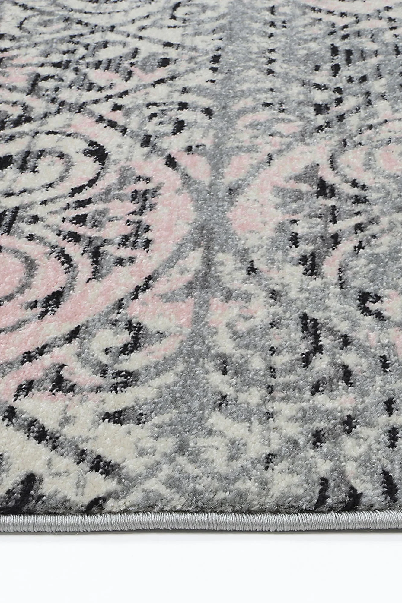 Delicate Katherine Pink & Ash Rug - Image 3