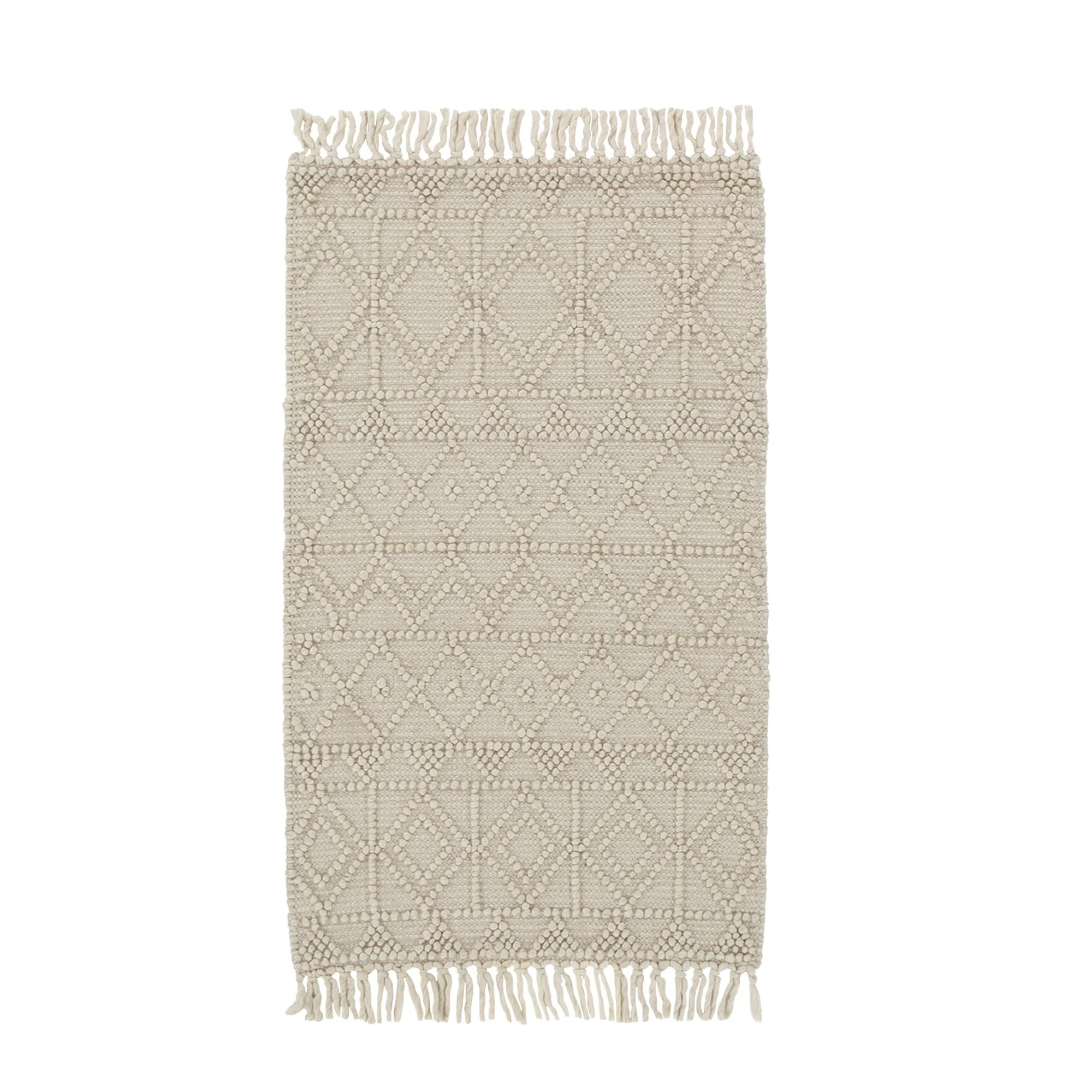 Diego Inca Beige Wool Rug - Image 5
