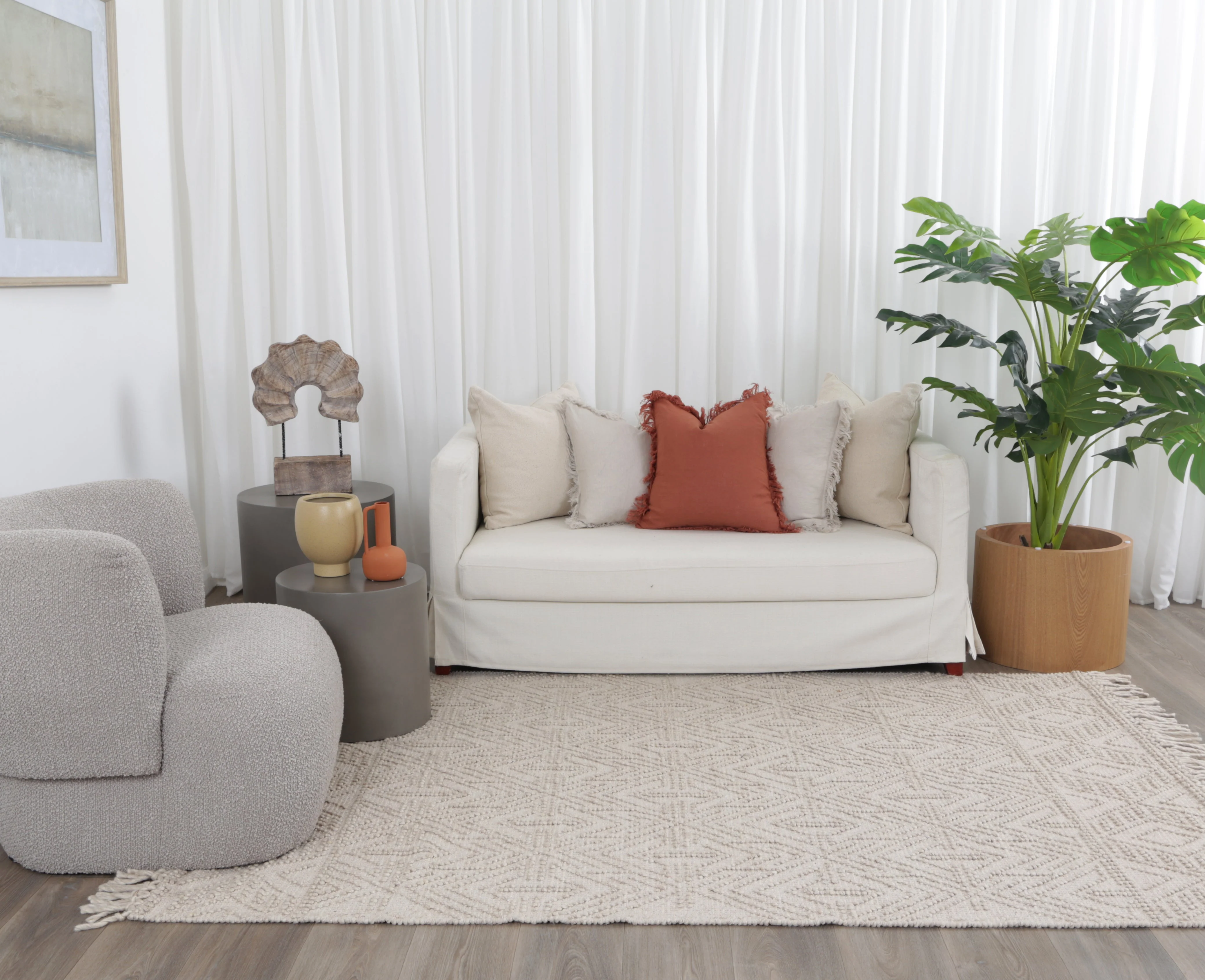 Diogo Tribal in Brown Wool Rug - Image 6
