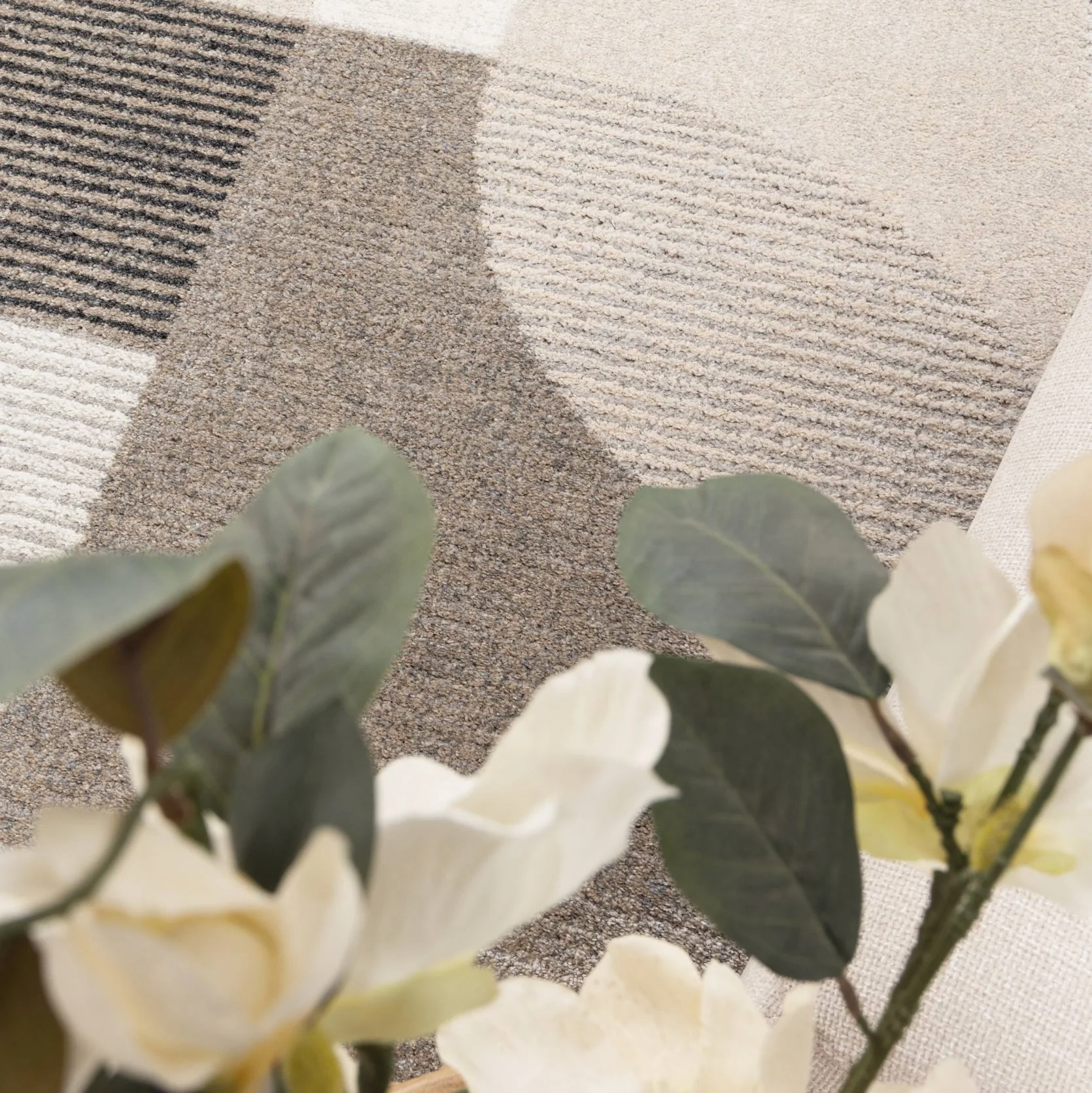 Dorado Grey Beige Arches Rug - Image 5