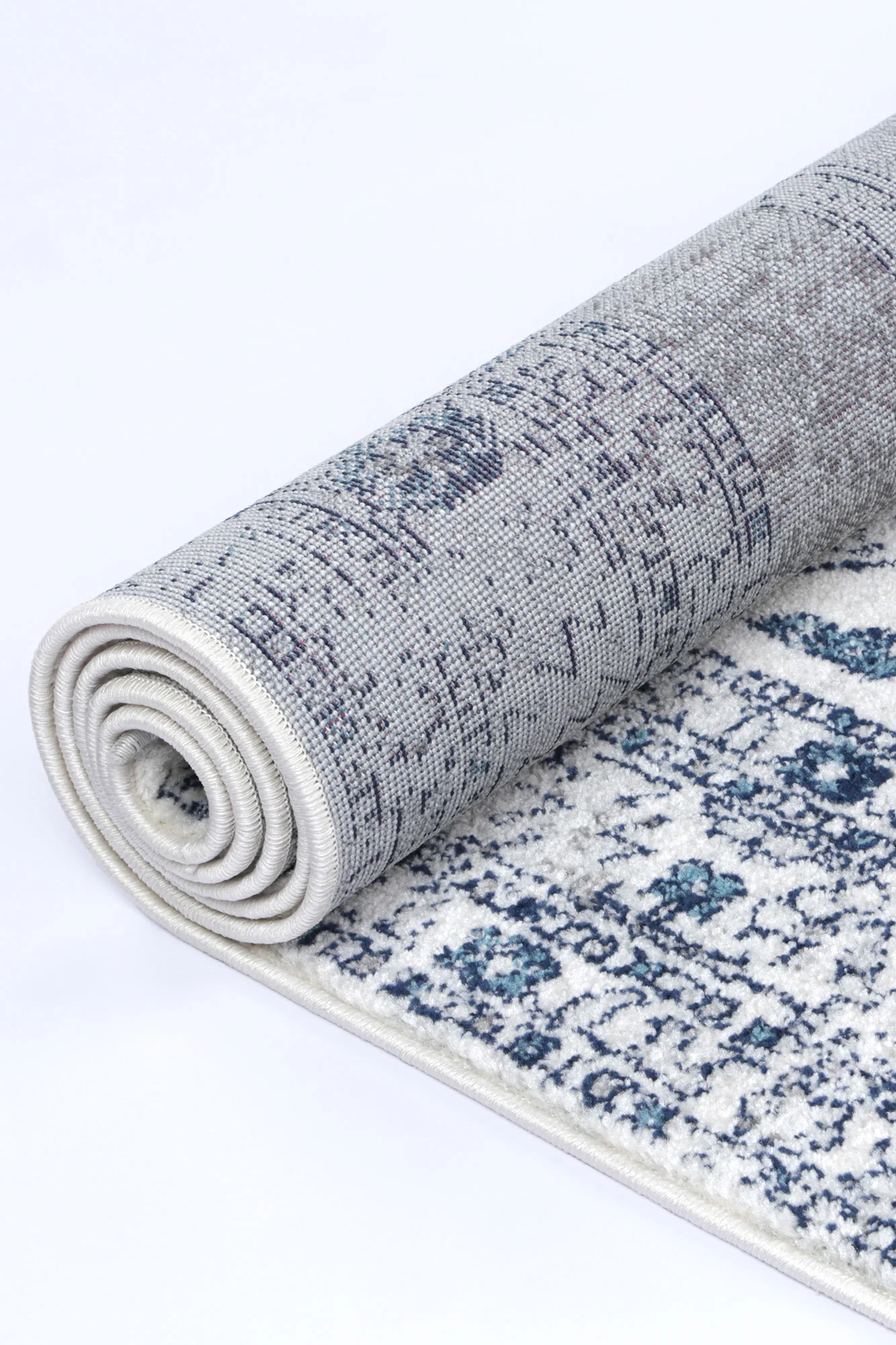 Estve Traditional Navy & Cream Rug - Image 5