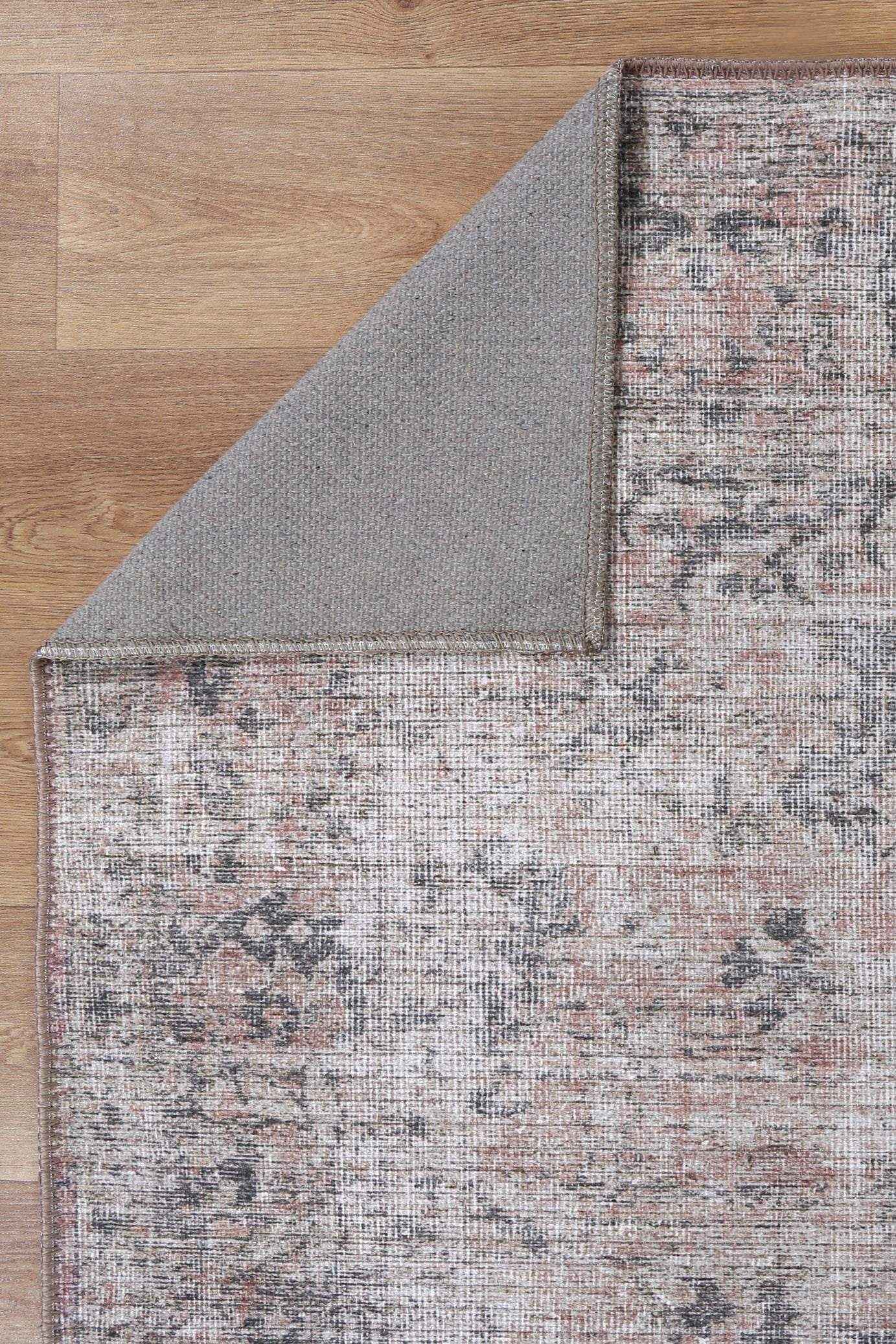 Euphrates Tuttul Distressed Vintage Rust Rug - Image 3