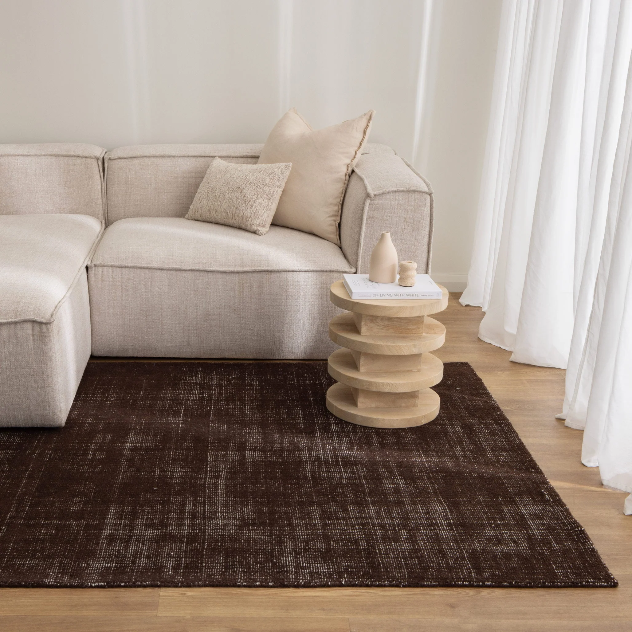 Harbour Chocolate Brown Indoor Outdoor Rug - Image 4