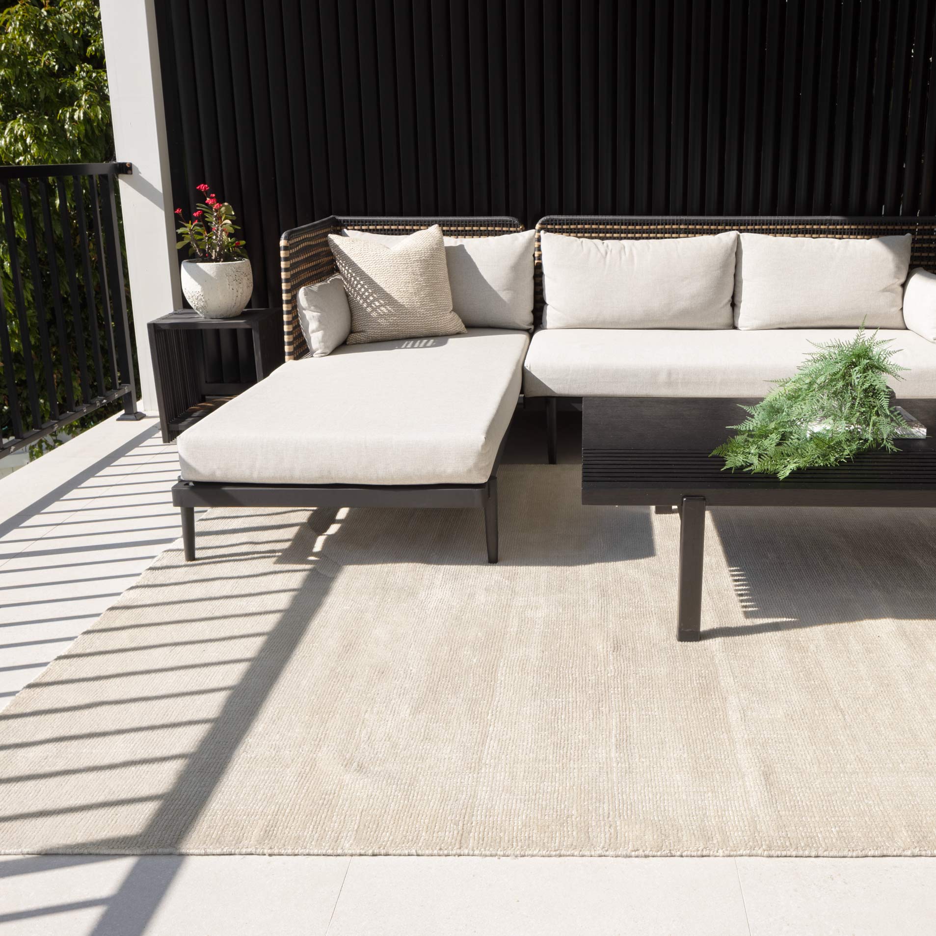 Harbour Cream Indoor Outdoor Rug - Image 6