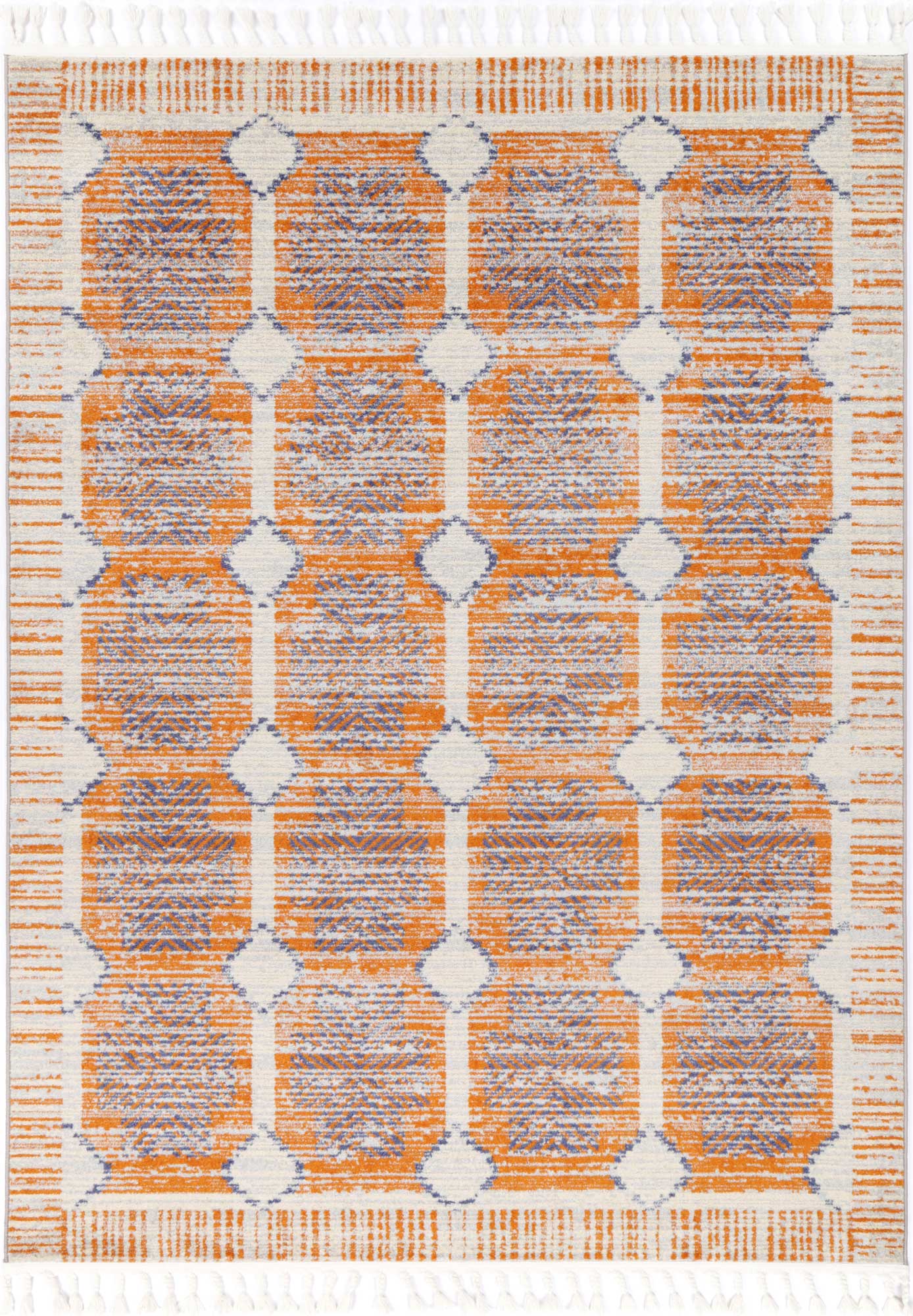 Kenza Adriel Contemporary Rust Rug - Image 5