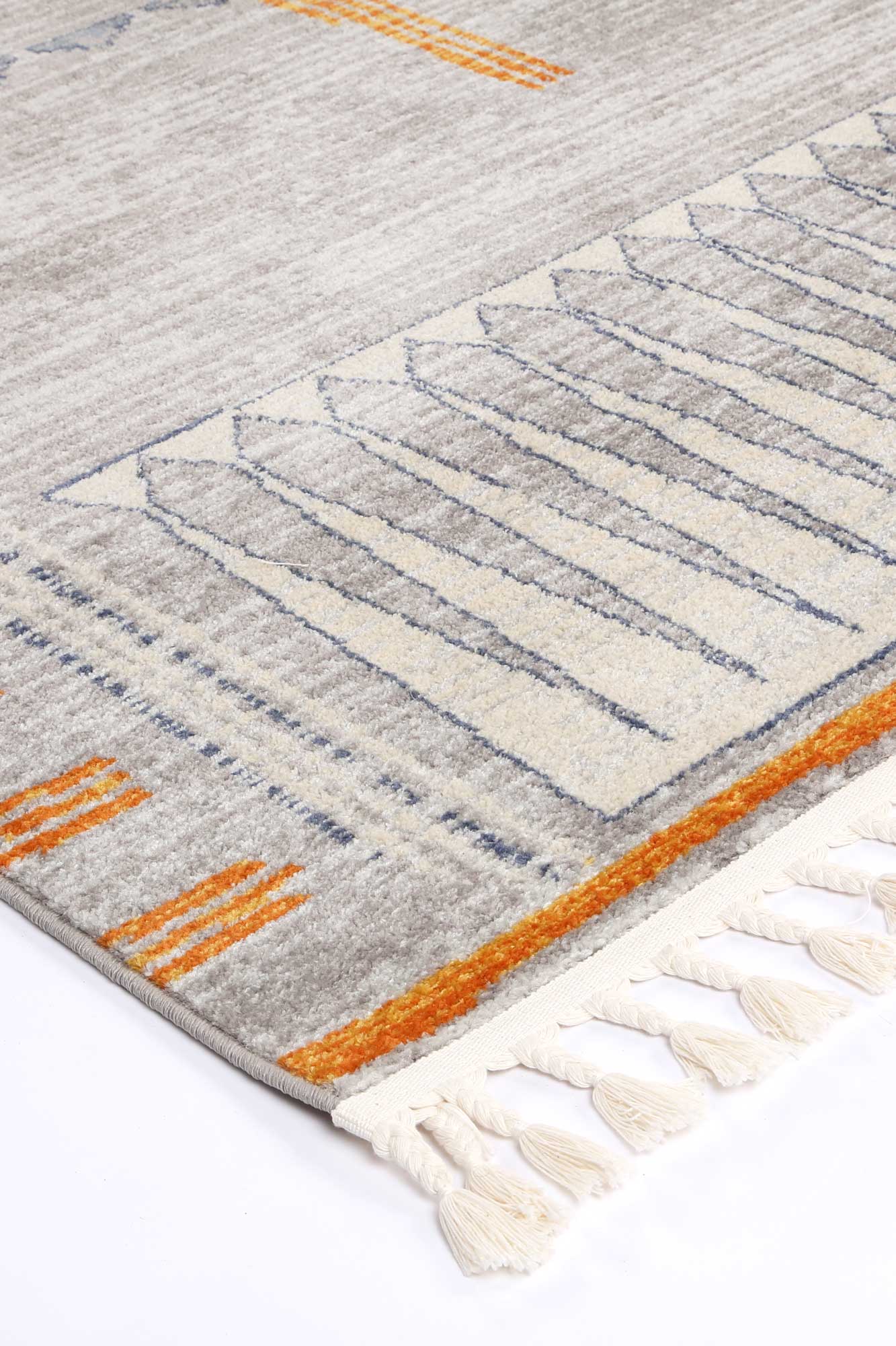 Kenza Cortez Contemporary Grey Rug - Image 4