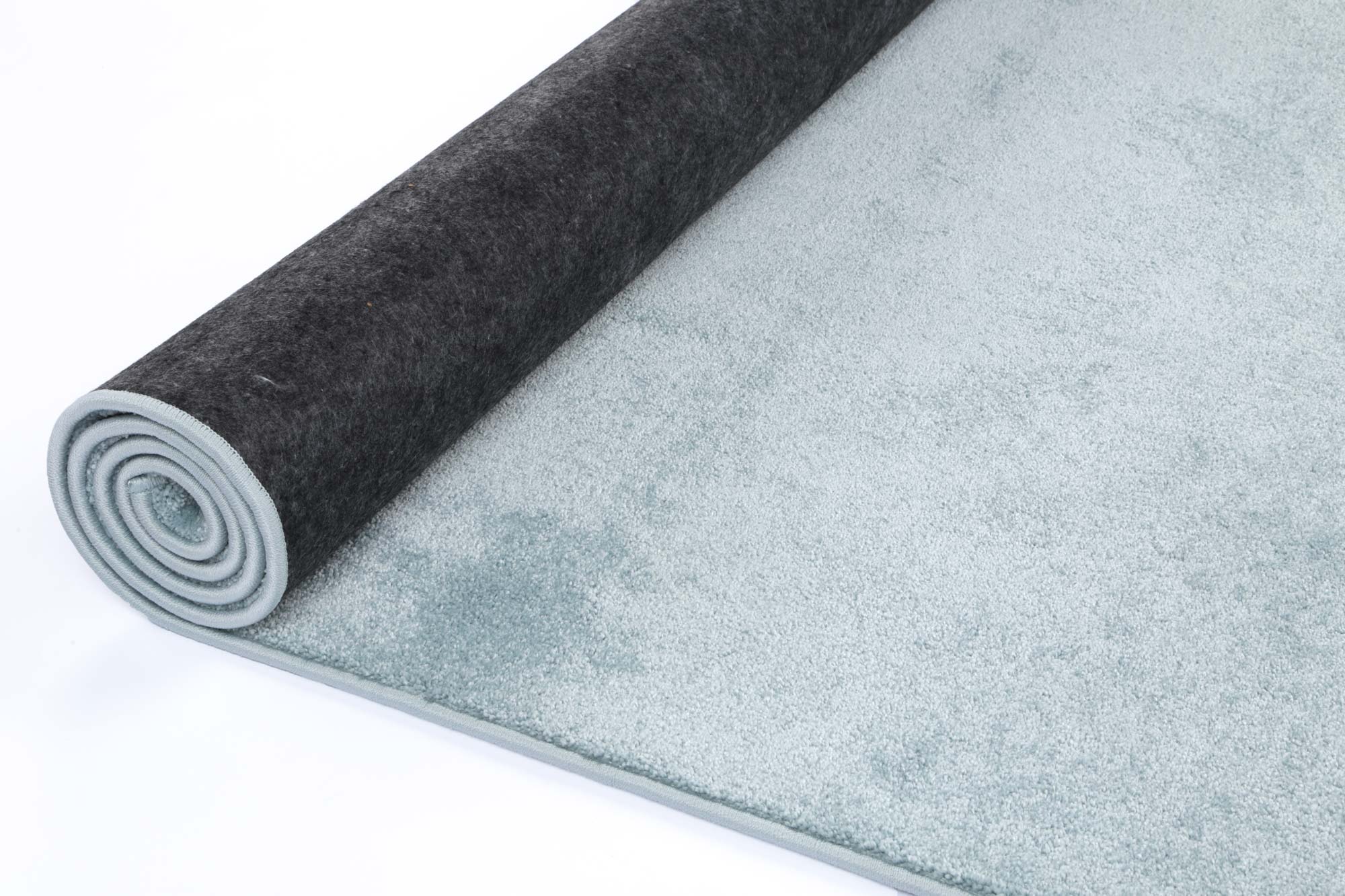 Lissa Contemporary Teal Plush Rug - Image 4