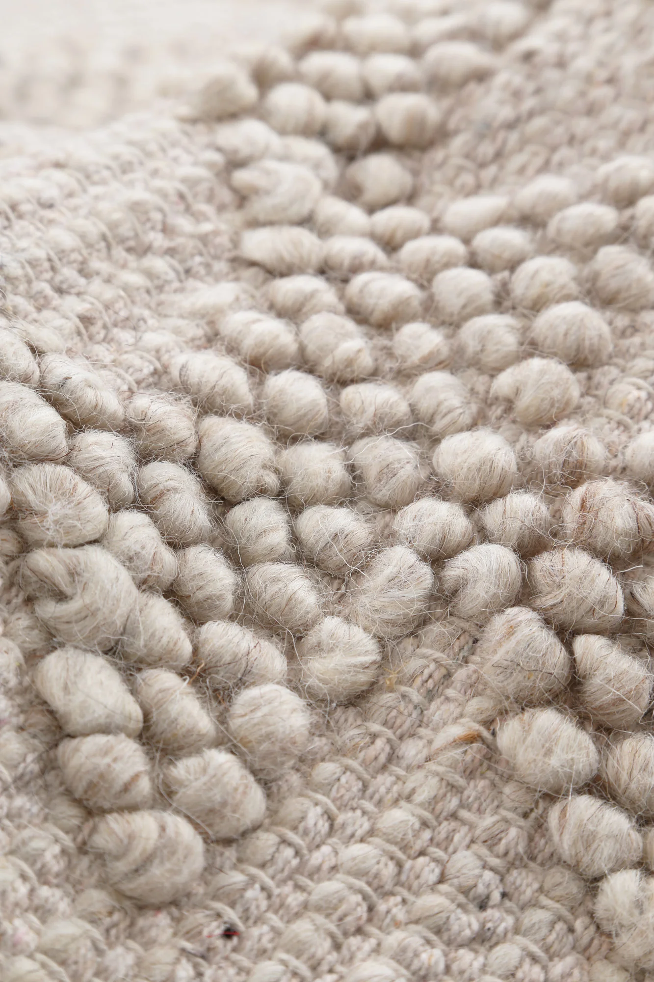 Marco Geometric Brown Wool Rug - Image 4
