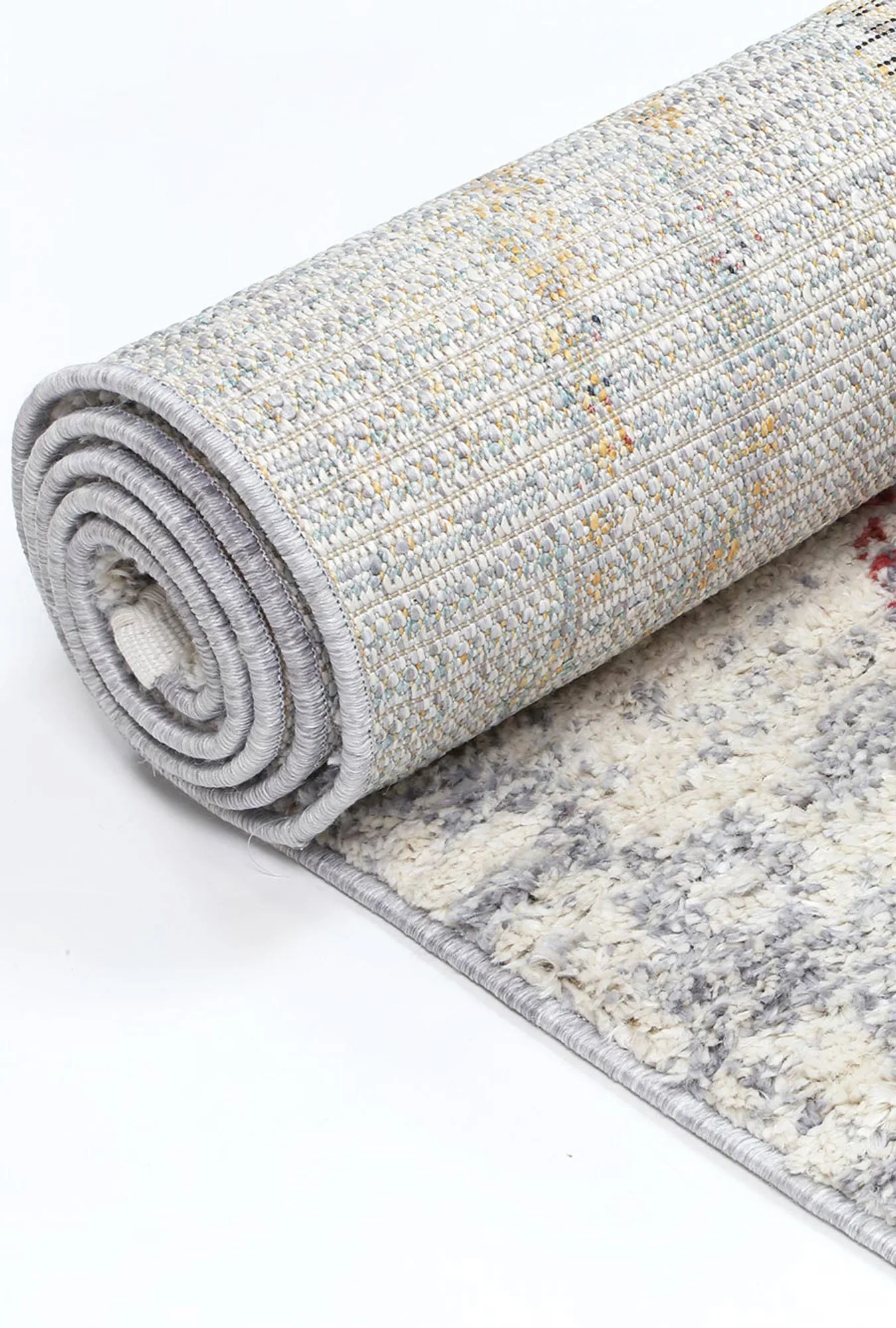 Micha Lattice Contemporary Grey & Multi Rug - Image 5