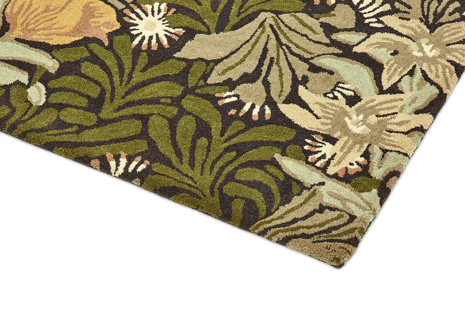 Morris & Co Bower 128207 Twining In Green Rug - Image 6