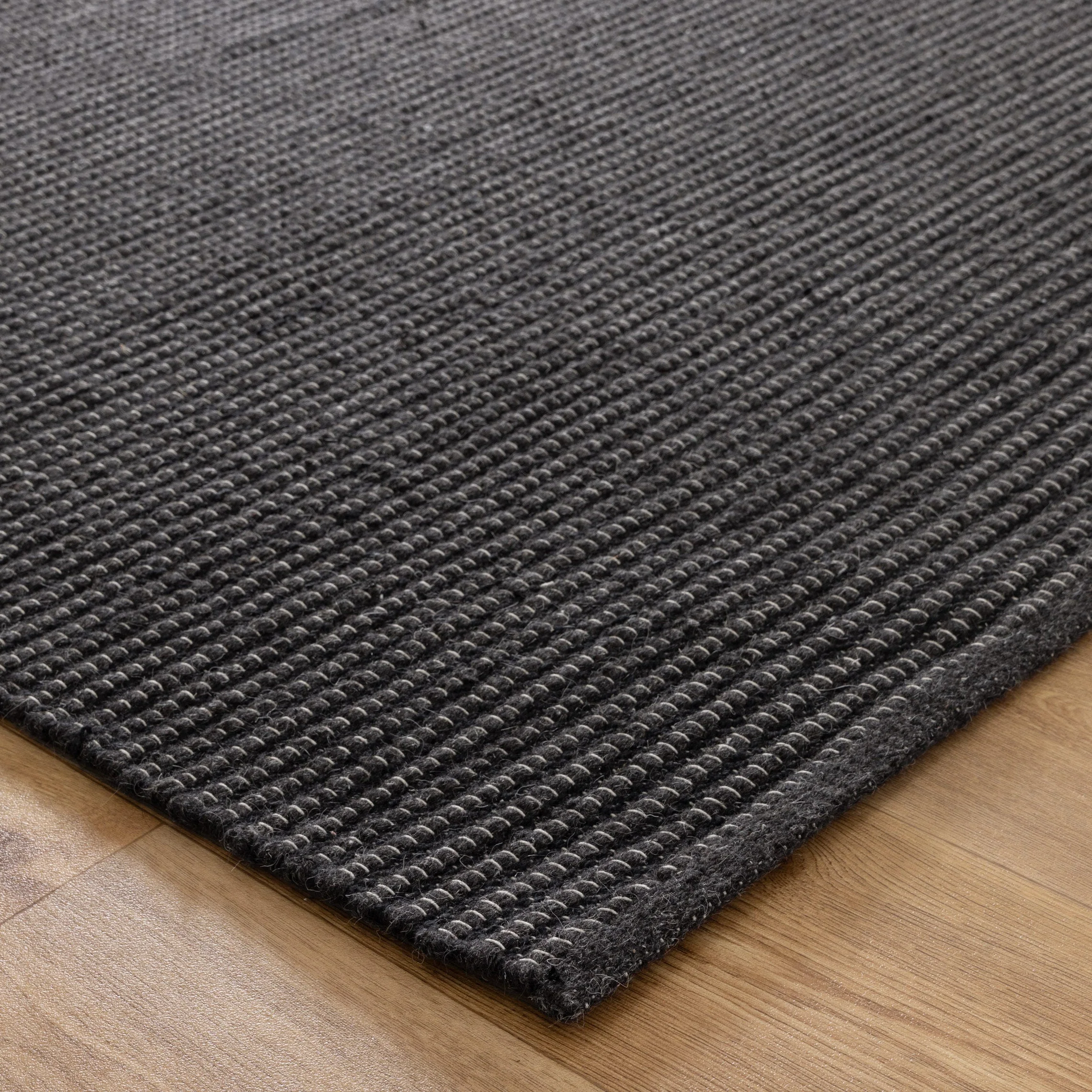 Natura Wool in Black Rug - Image 2