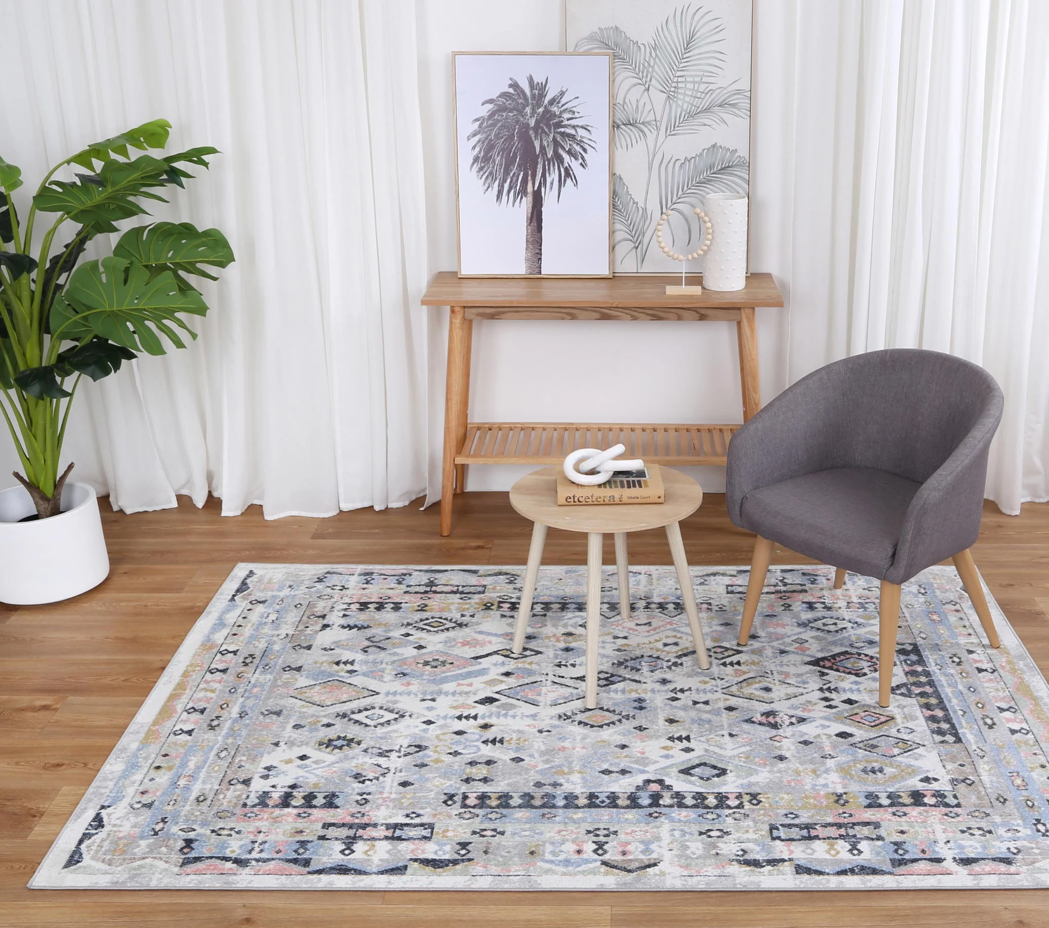 Puerto Colombo Contemporary Multi Rug - Image 6