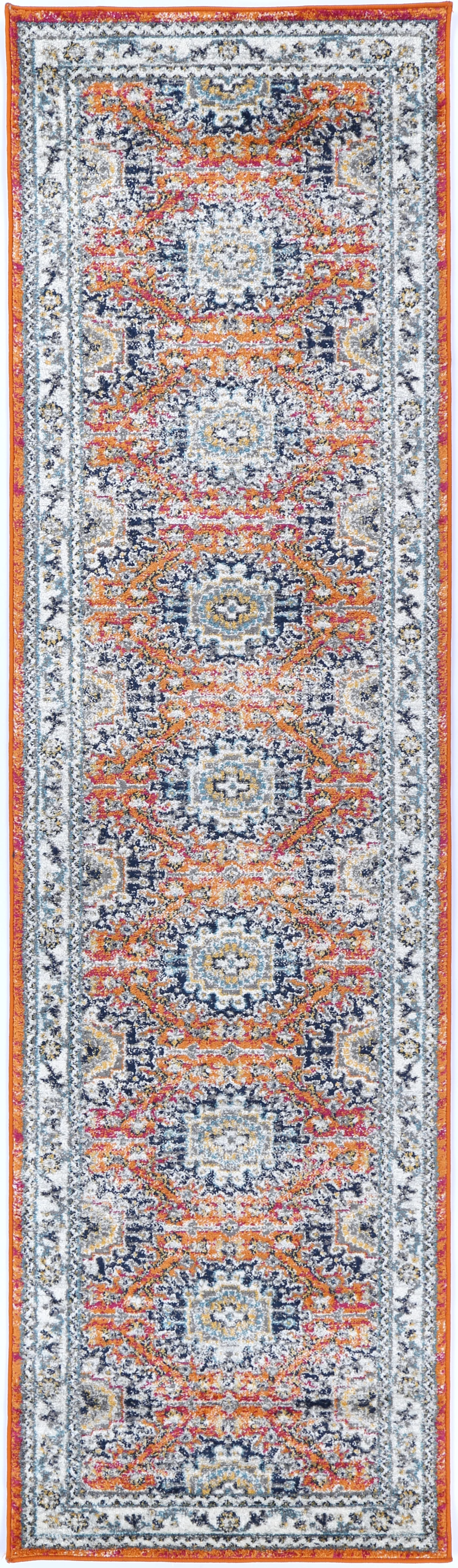 Provence Pagnol Traditional Rust & Multi Rug - Image 7
