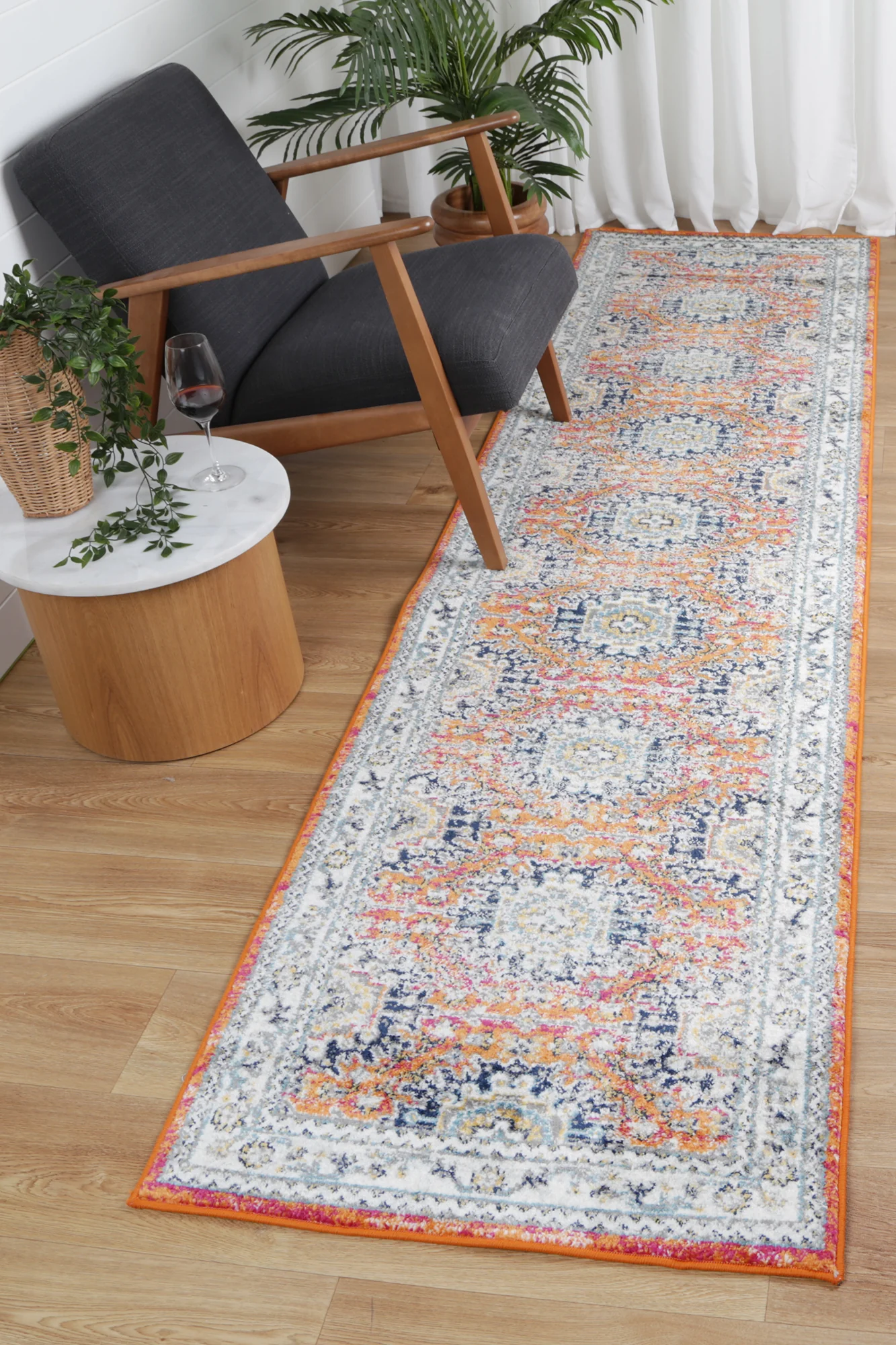 Provence Pagnol Traditional Rust & Multi Rug - Image 8