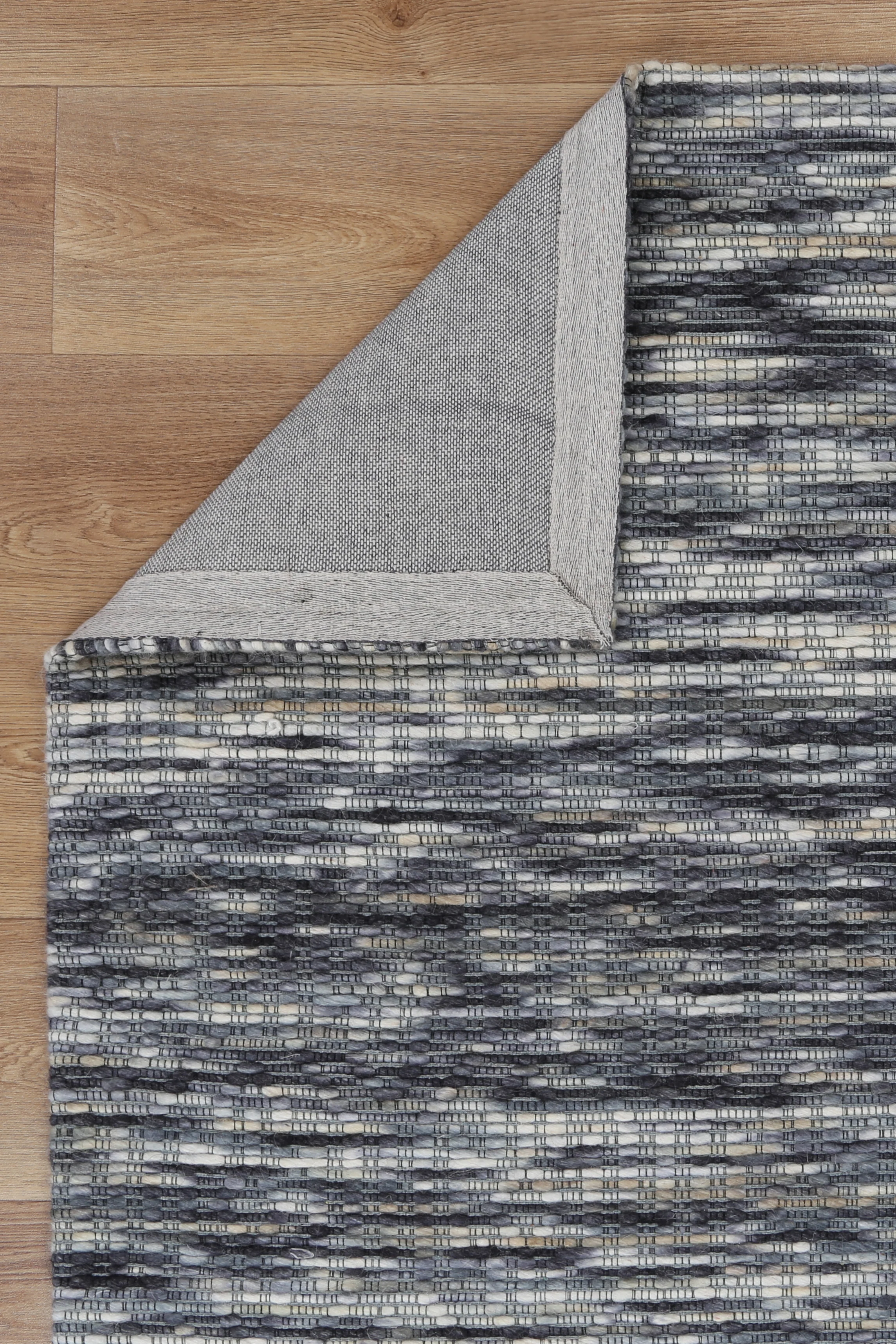 Pani Geometric Stone Wool Rug - Image 3