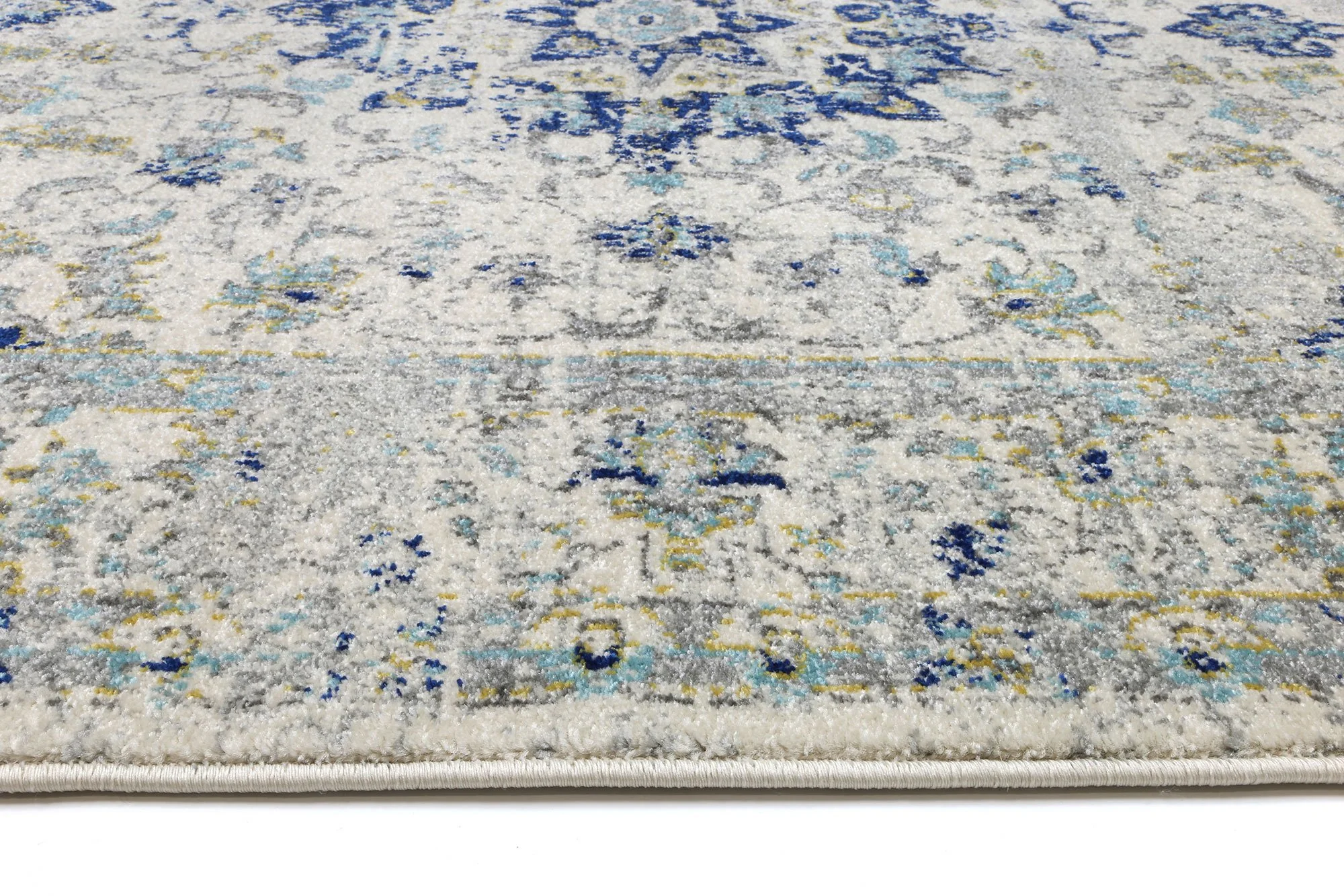 Provance Anjou Transitional Ivory & Blue Rug - Image 4