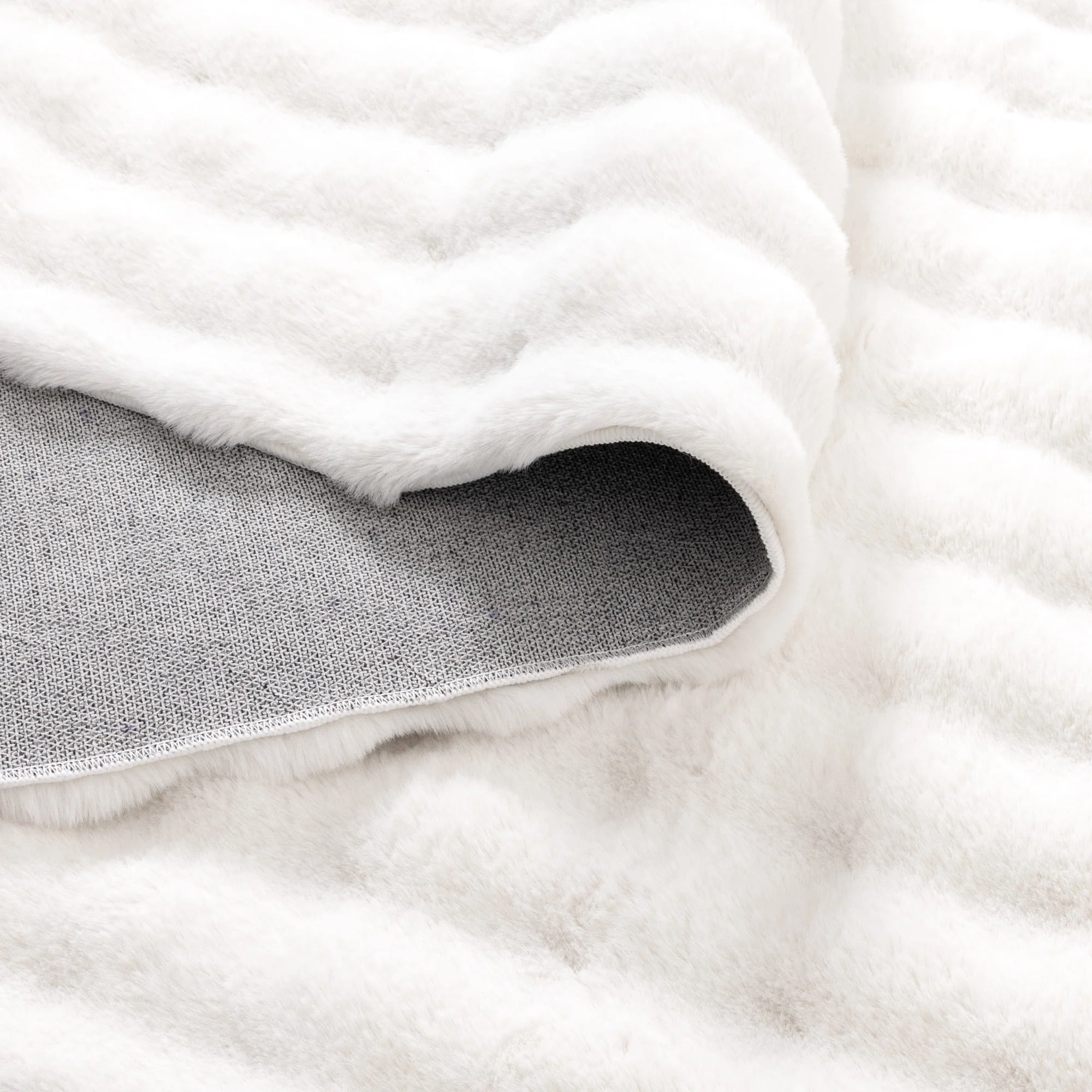 Purity Washable in White Round Rug - Image 2