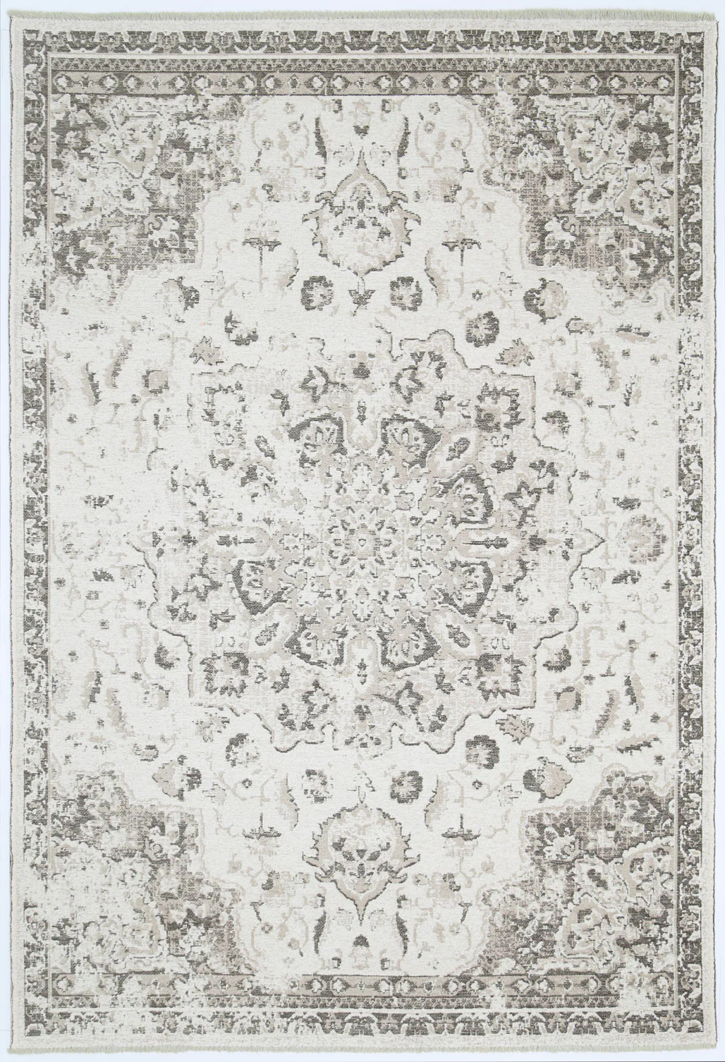 Rustic Alberobello Transitional Reversible Beige Rug - Image 3