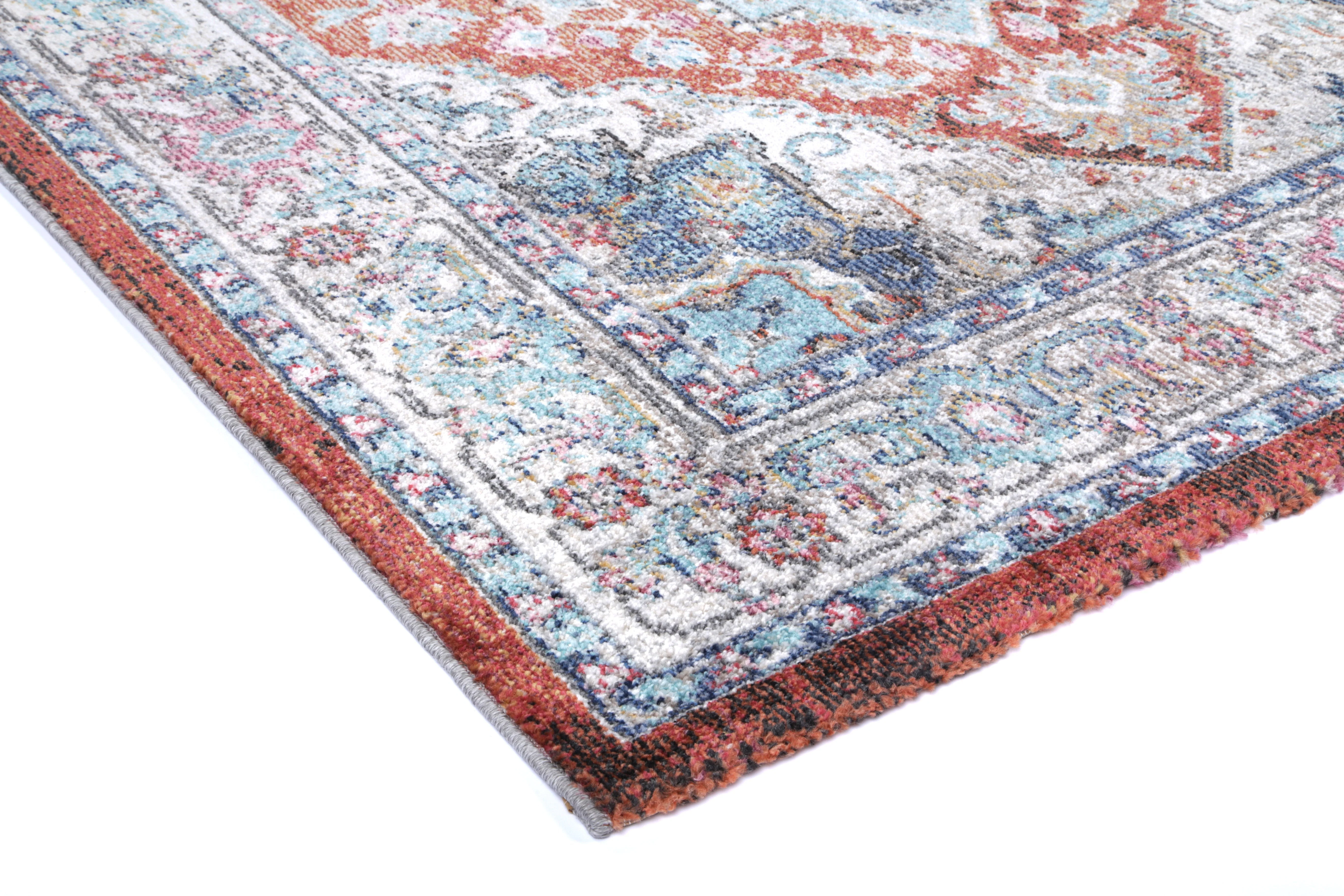 Neptune Seo Transitional Terracotta & Ivory Rug - Image 3