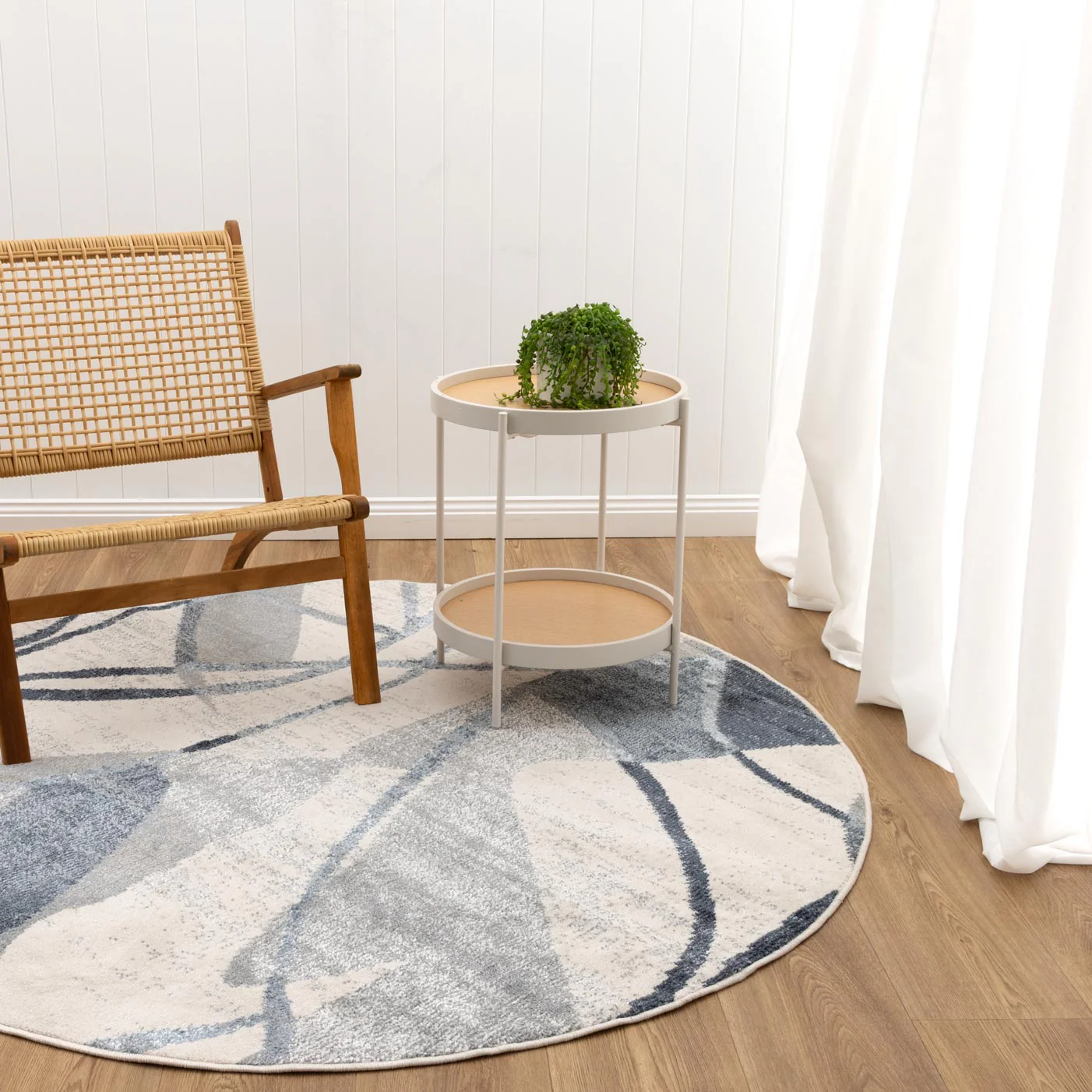 Santana Rhythm In Grey Blue Rug - Image 9