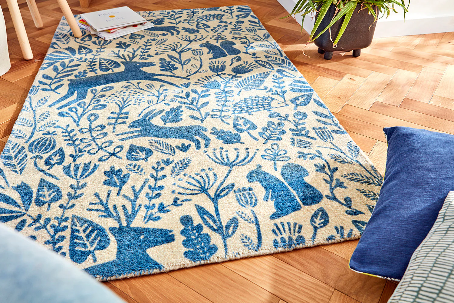 Scion Kelda Cobalt Rug - 023508 - Image 5