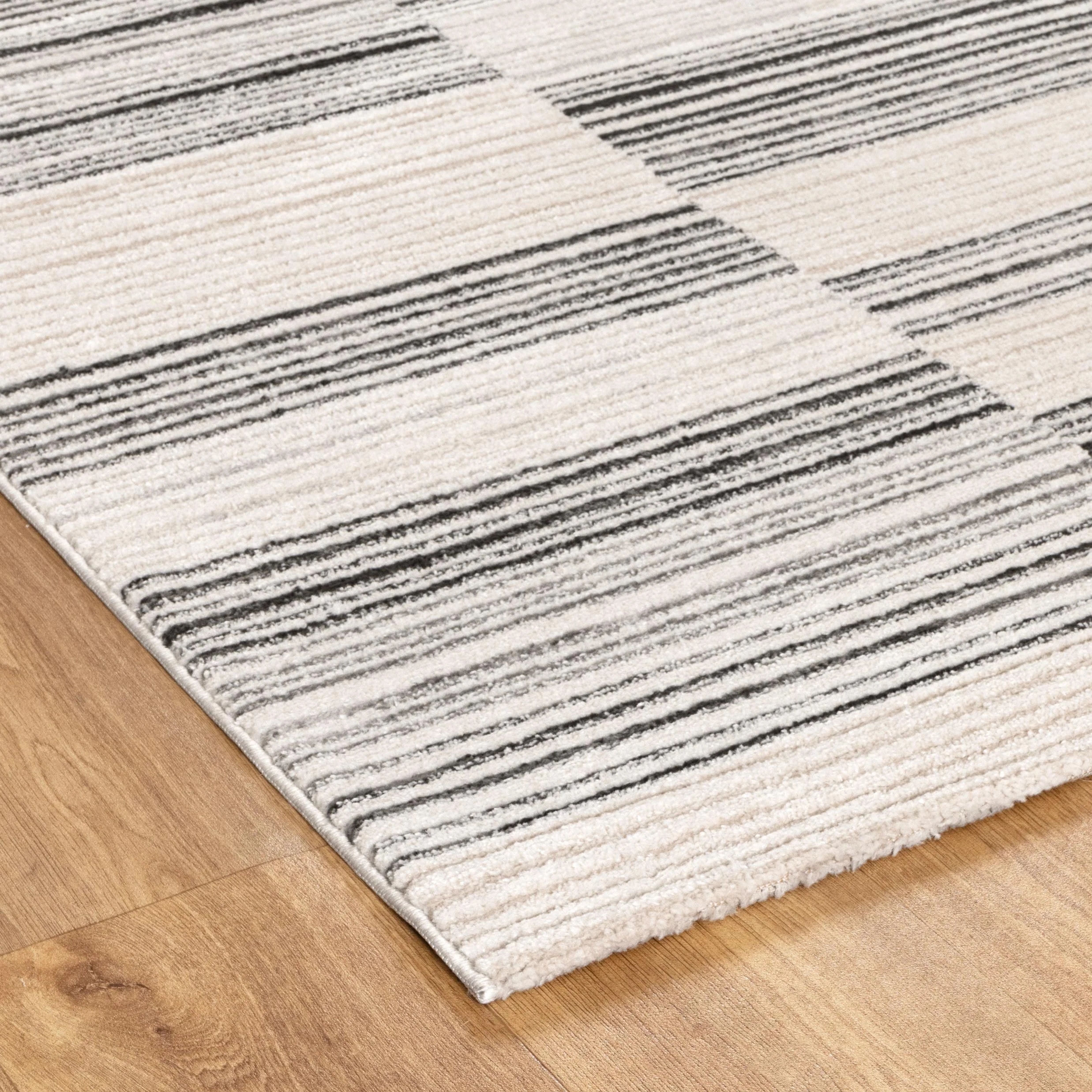 Sierra Lines Grey Rug - Image 2