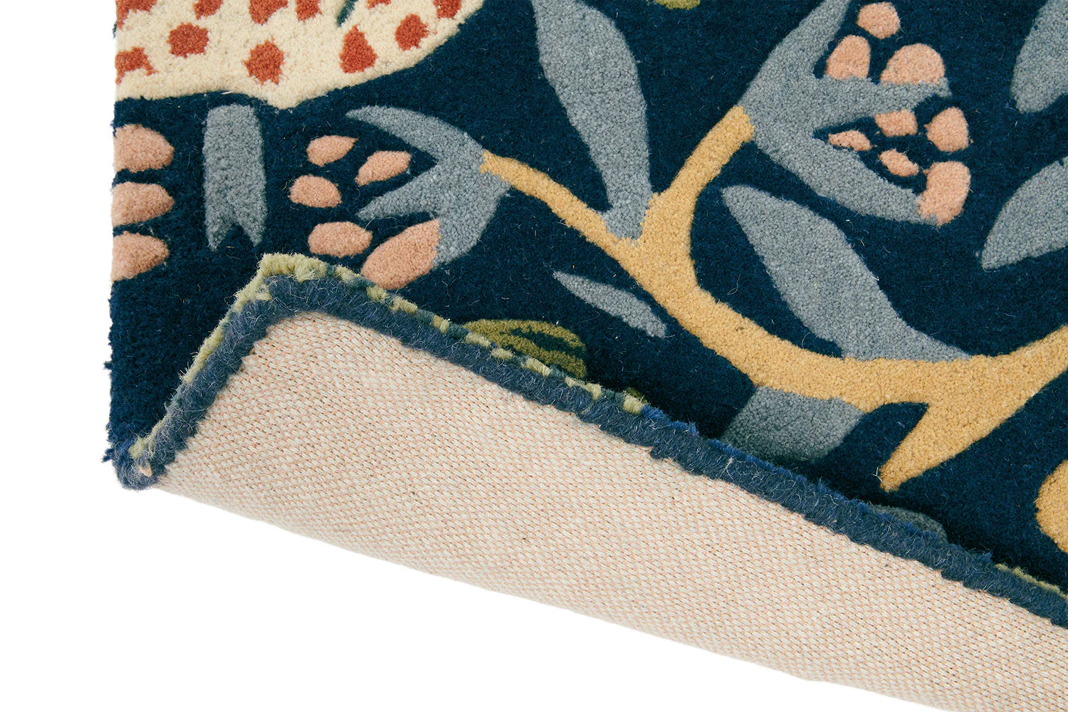 Strawberry Thief Indigo Rug - Image 4