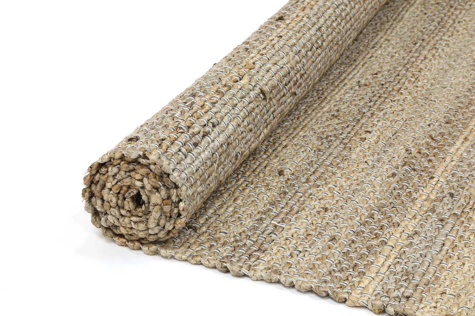 Taj Grey Natural Jute Rug - Image 7