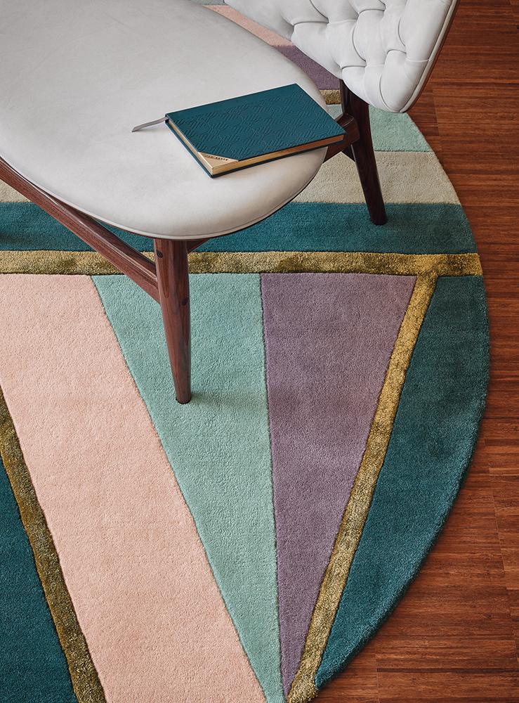 Ted Baker Sahara Round Pink Rug - 56102 - Image 3