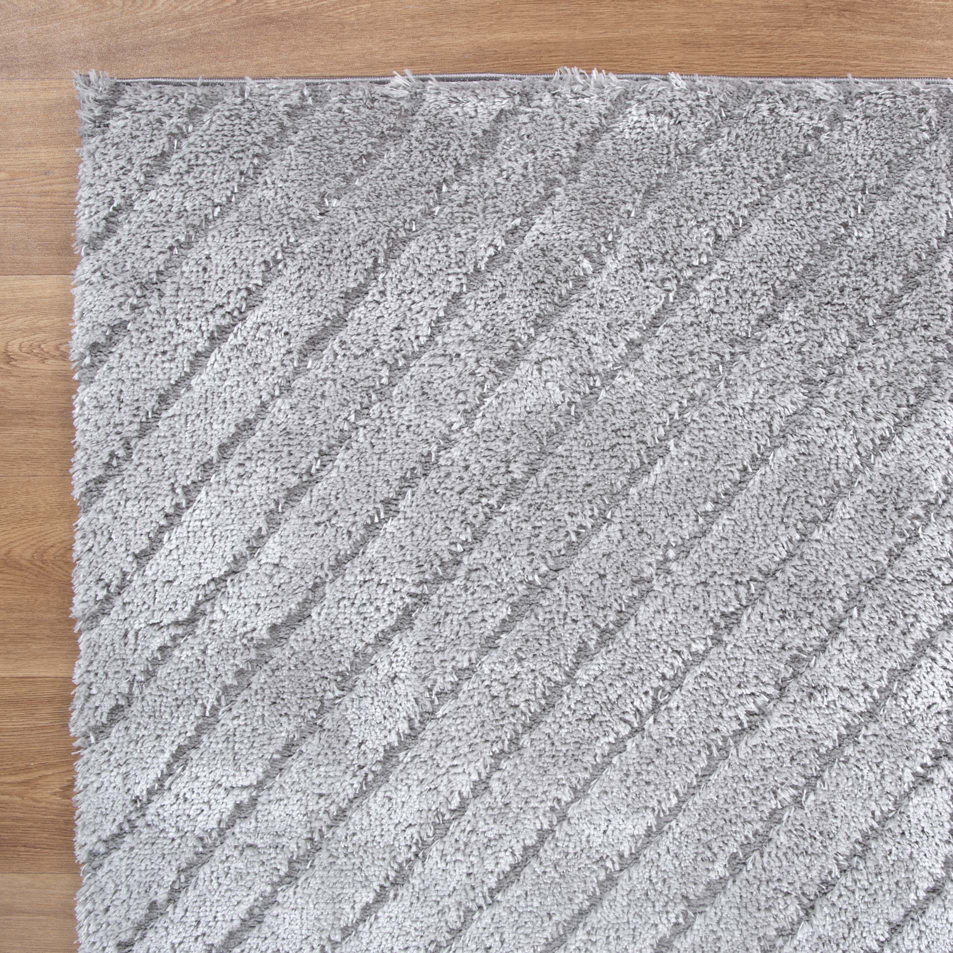 Tender Modern Shag in Silver Rug - Image 3