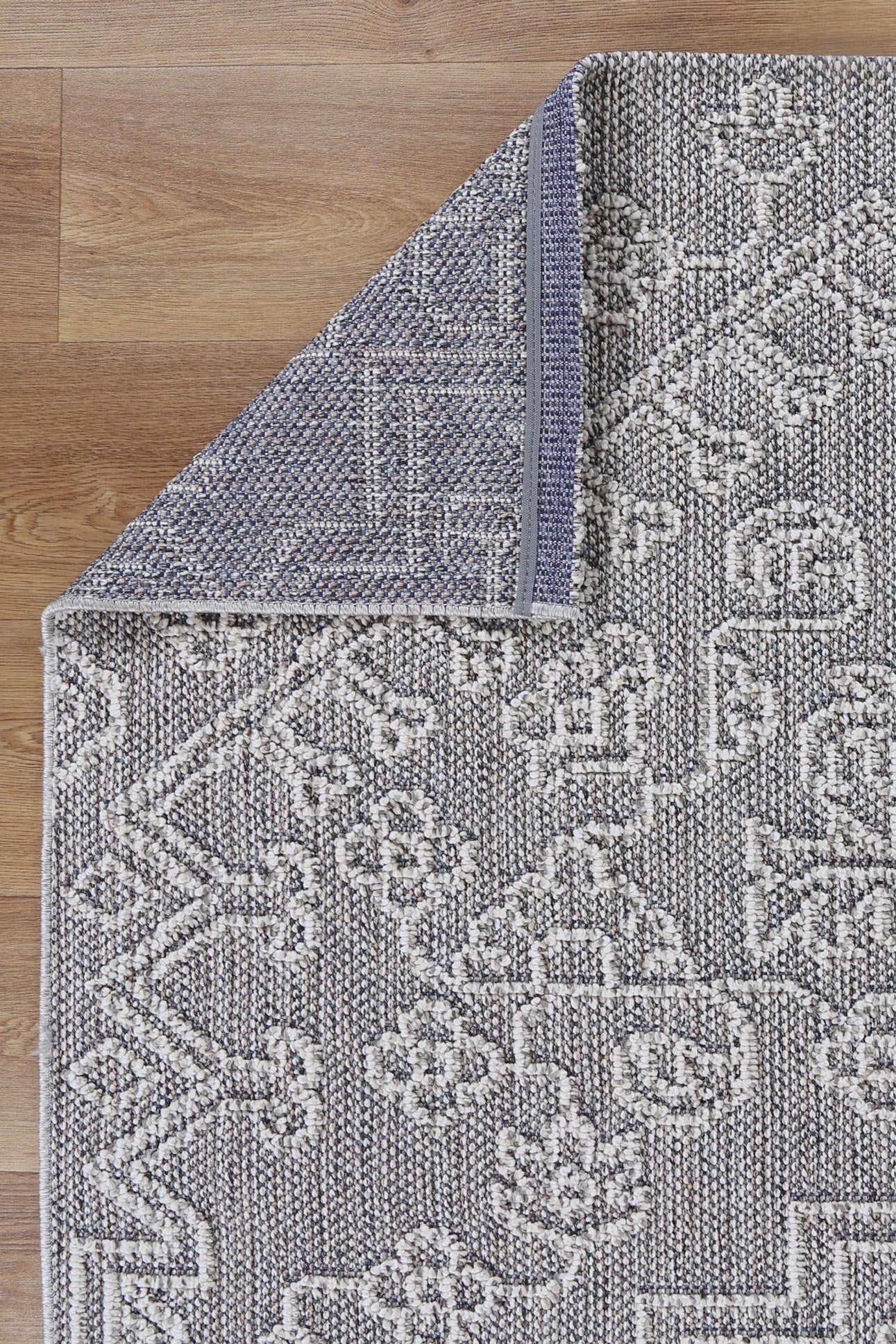Vanuatu Bule Ash Tribal Flatweave Rug - Image 4
